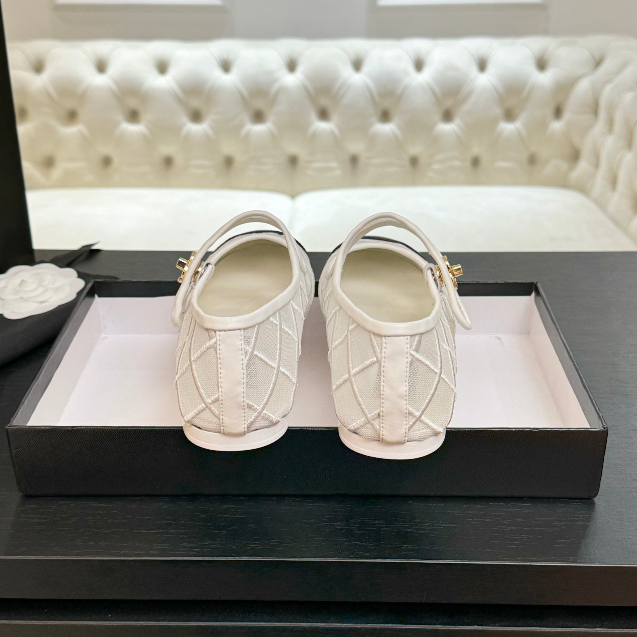 Chanel Women's Quilted Mesh Mary Jane Ballet Flats - Spring/Summer Collection 7 a1746865645291 3580