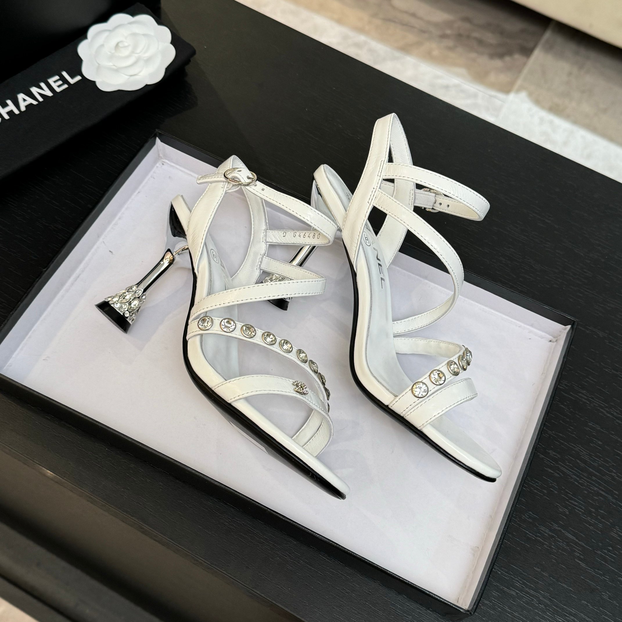 Chanell 25C Pearl Double C Buckle High Heels - Vintage & Retro Style 7 a1748162384058 5071