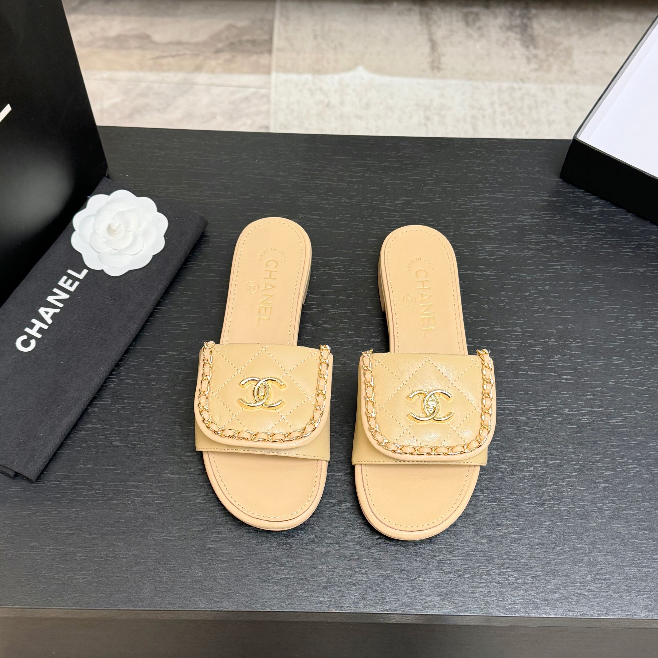CHANEL women's shoes CHANE*｜Xiaoxiang classic spring and summer flip cover