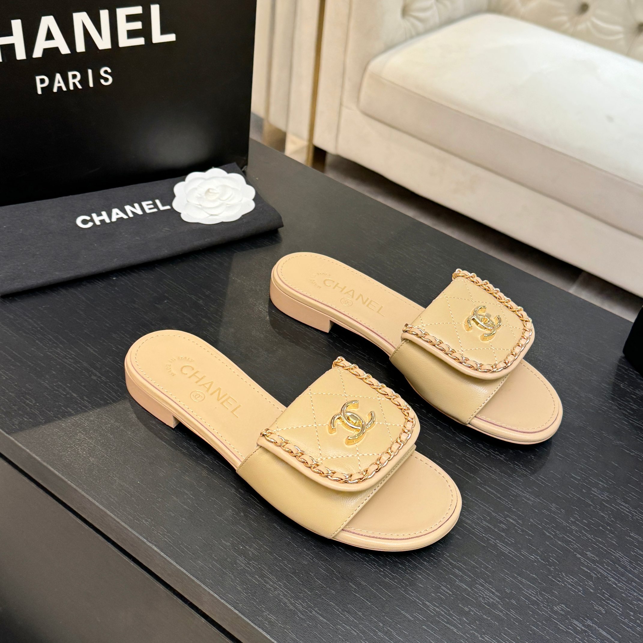 CHANEL women's shoes CHANE*｜Xiaoxiang classic spring and summer flip cover — photo 2