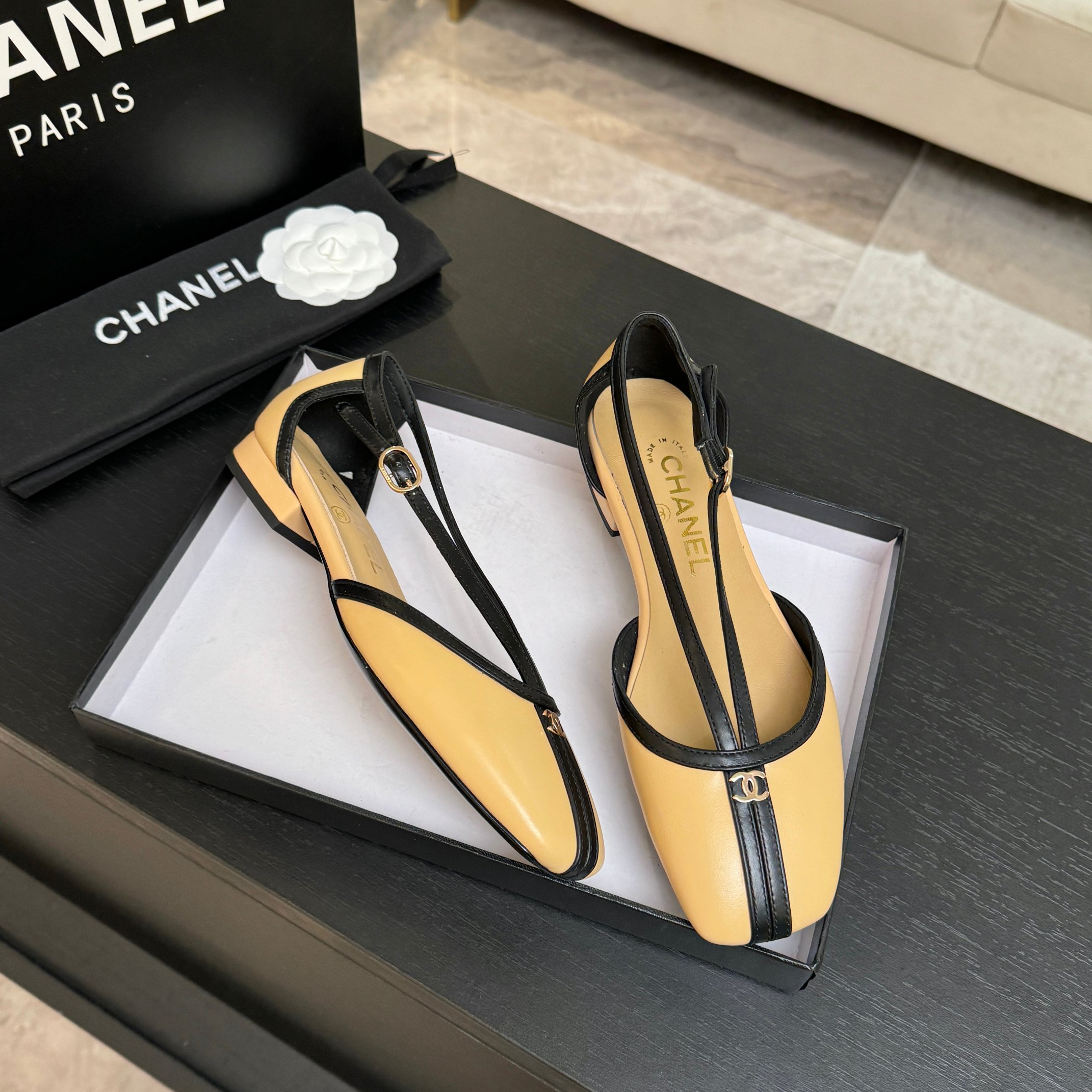 샤넬 더블 C 버클 스트랩 샌들 98465 이미지 4
