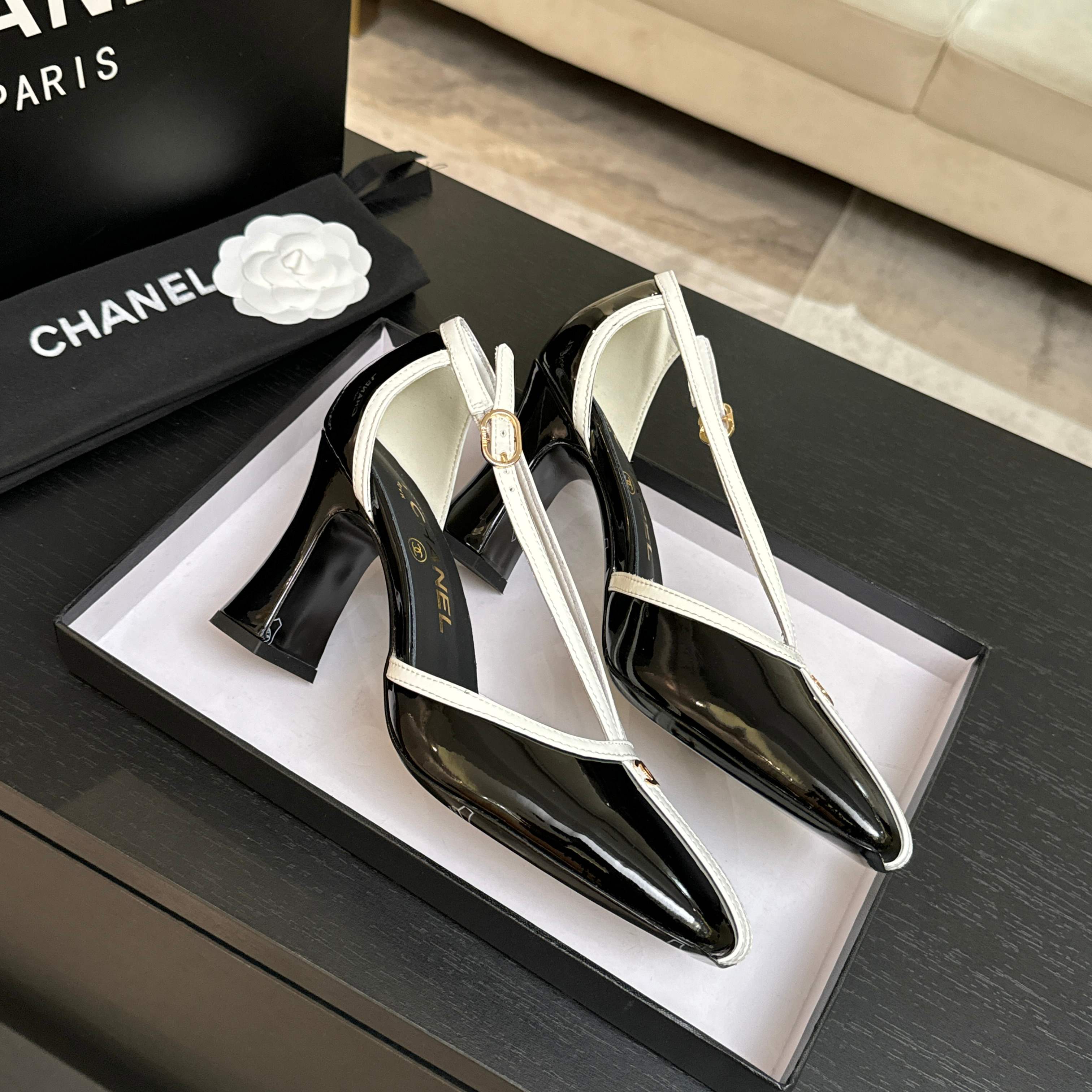 샤넬 더블 C 스트랩 샌들 98456 이미지 5