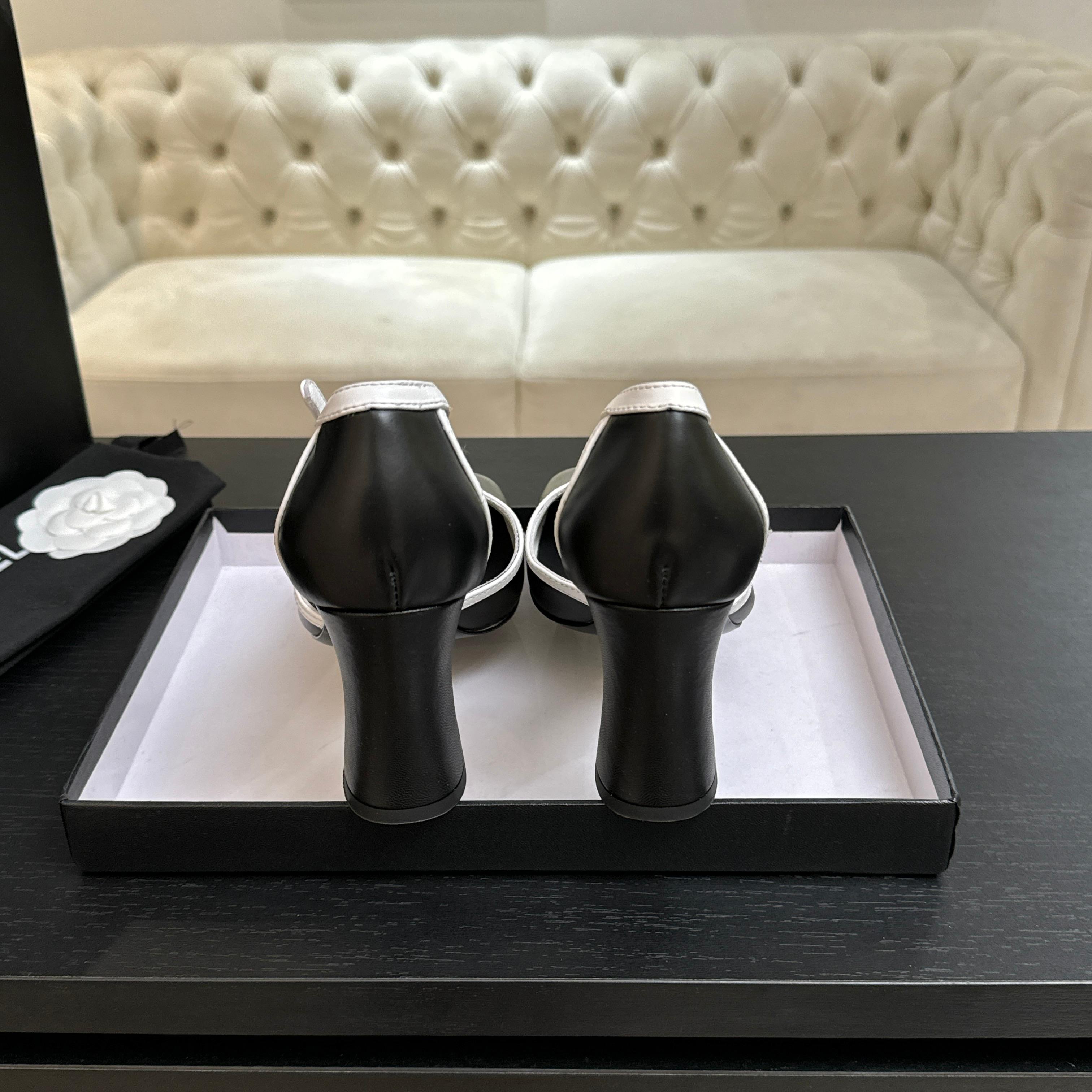 샤넬 더블 C 스퀘어 토 오픈토 샌들 98455 이미지 5