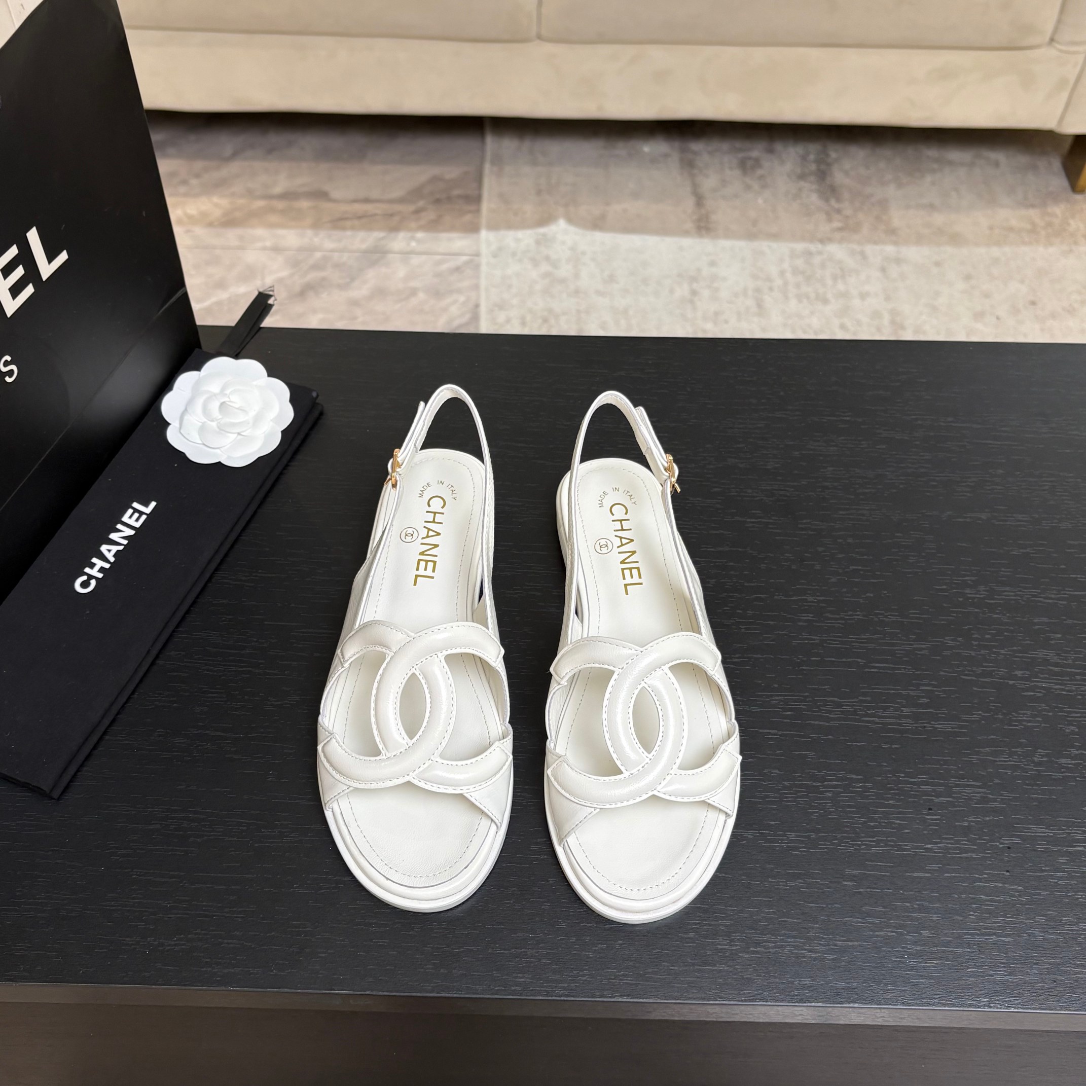 White Slingback Shoes