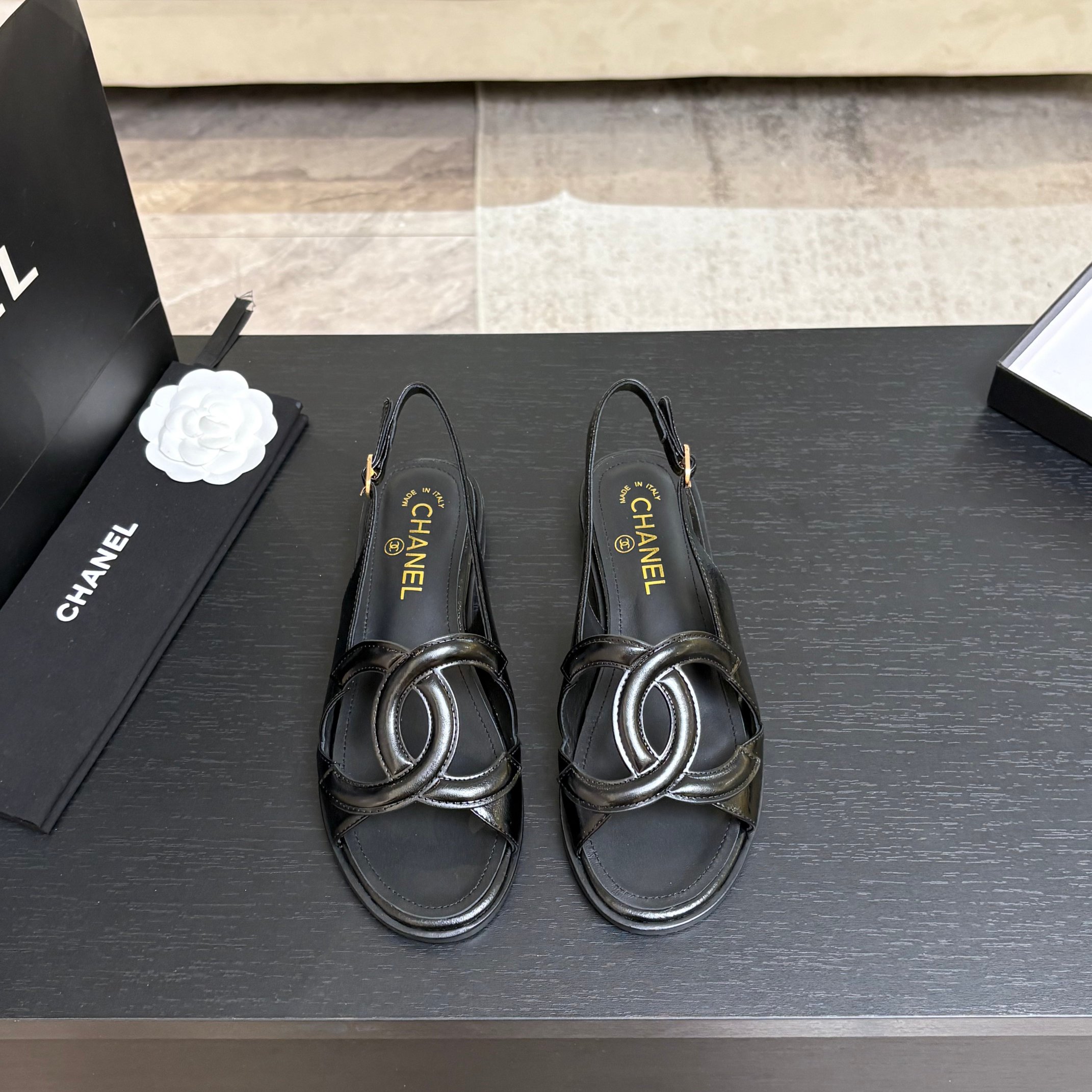 Black Slingback Shoes