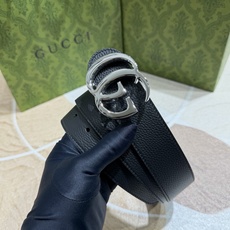 Gucci 古奇官网经典 正品规格 3.7mm原版品质✨双面头层小牛皮搭配双G经典扣 Gucci 古奇官网经典 正品规格 3.7mm原版品质✨双面头层小牛皮搭配双G经典扣