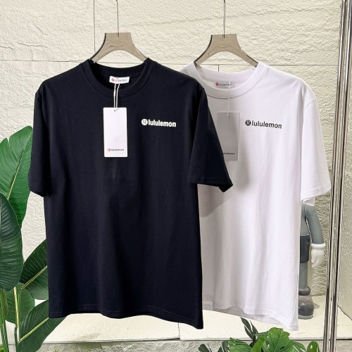 Lululemon Printed Logo Crew Neck Short Sleeve T-Shirt for Men and Women 1 Lululemon Printed Logo Crew Neck Short Sleeve T-Shirt for Men and Women