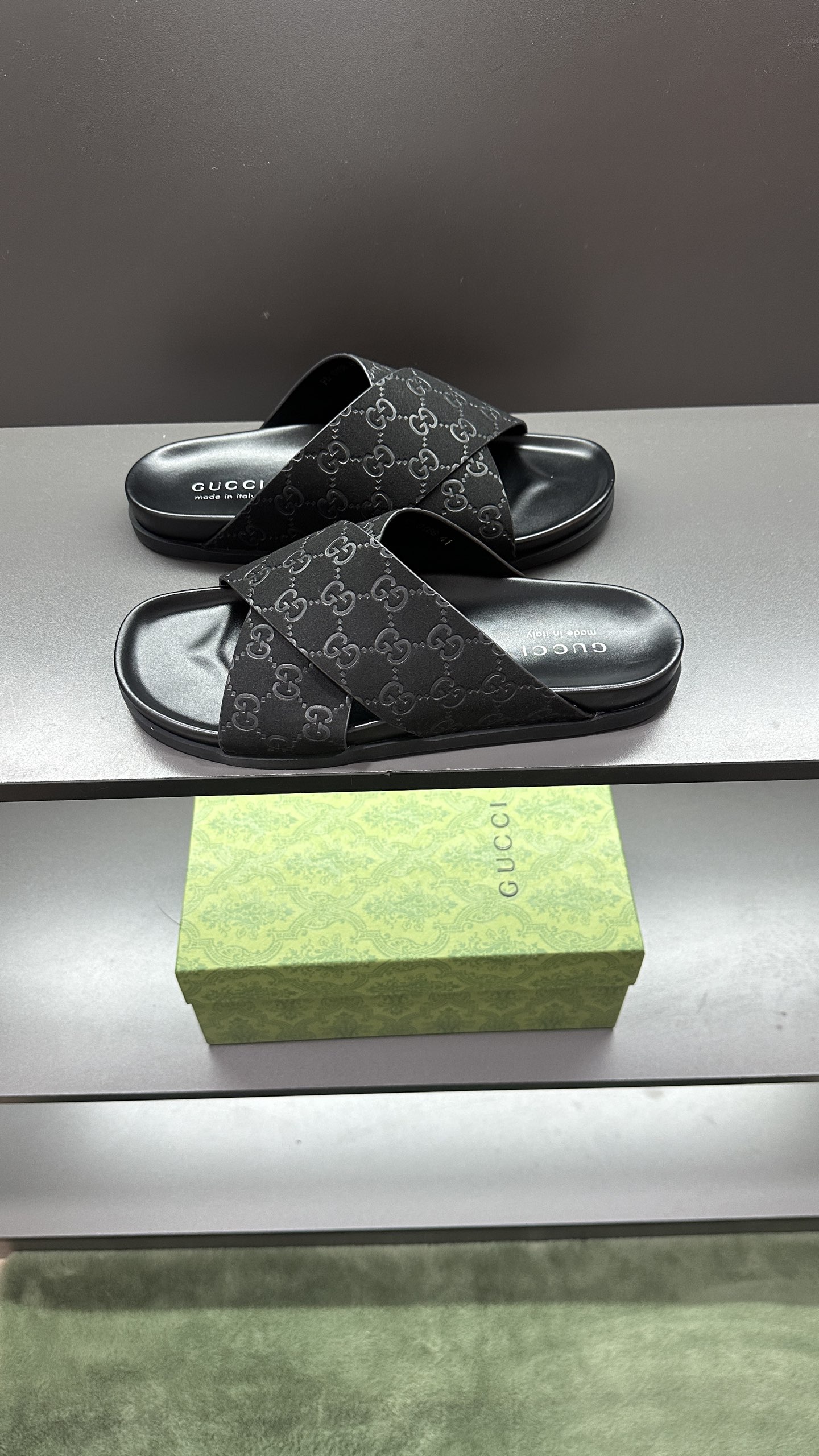 Gucci Logo-Detailed Polyester Slides With Rubber Sole - Made In Italy 6 i1746948094800 1121 0 4