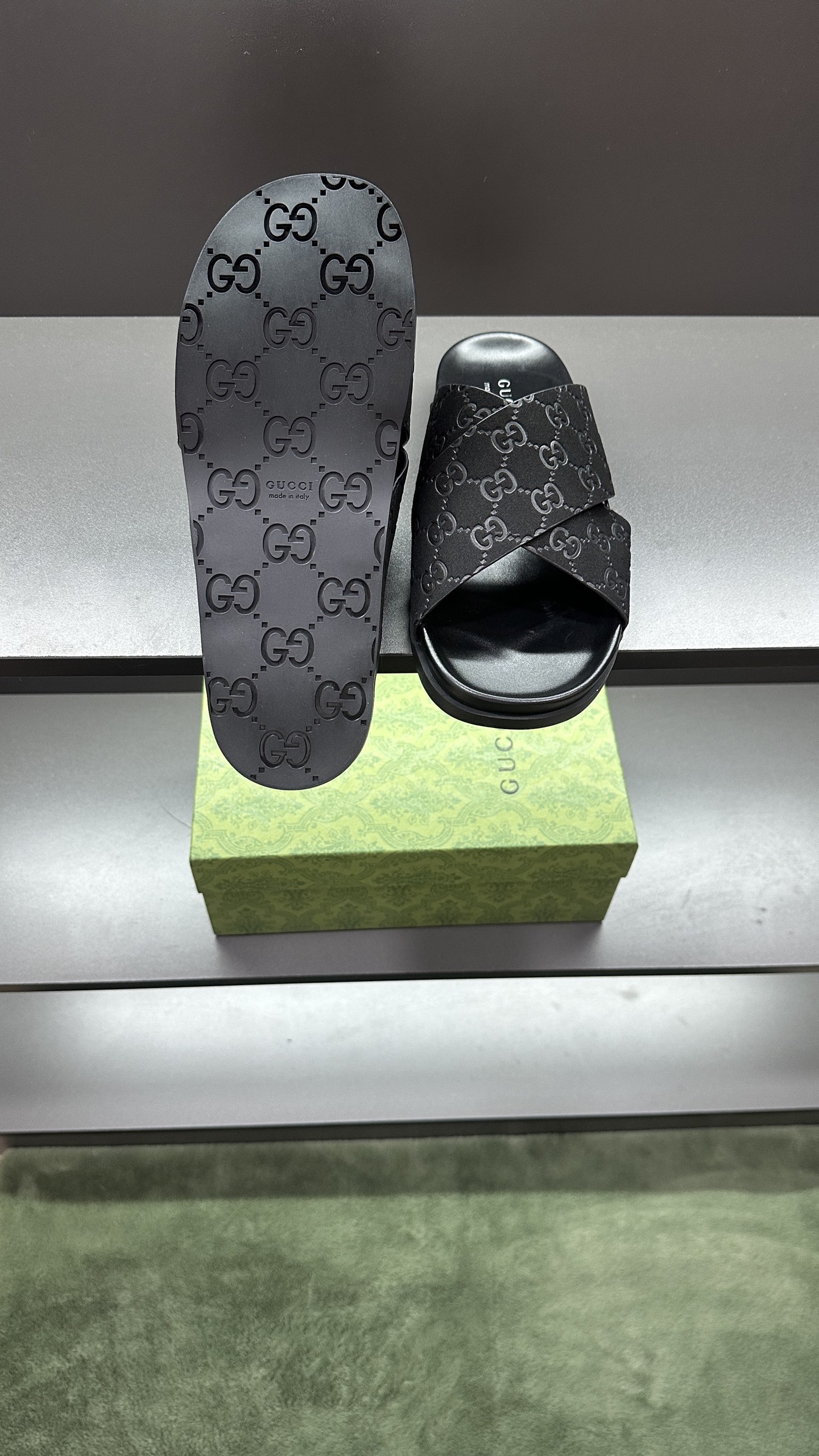 Gucci Logo-Detailed Polyester Slides With Rubber Sole - Made In Italy 10 i1746948094818 5042 0 8