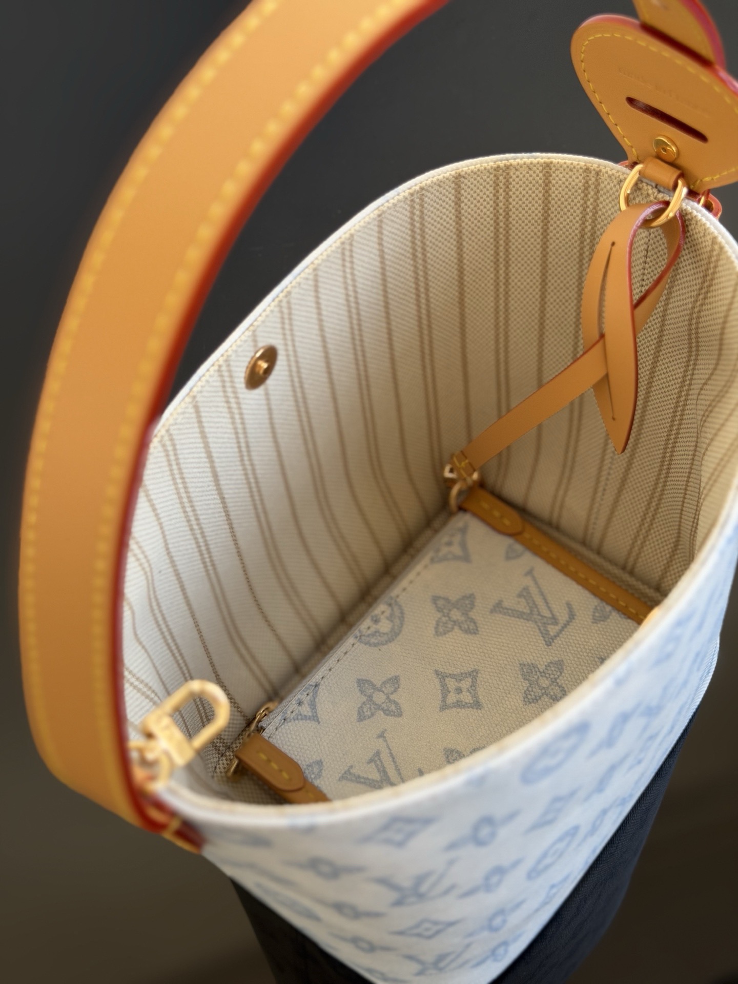 Louis Vuitton All In BB Blue Monogram BB shoulder