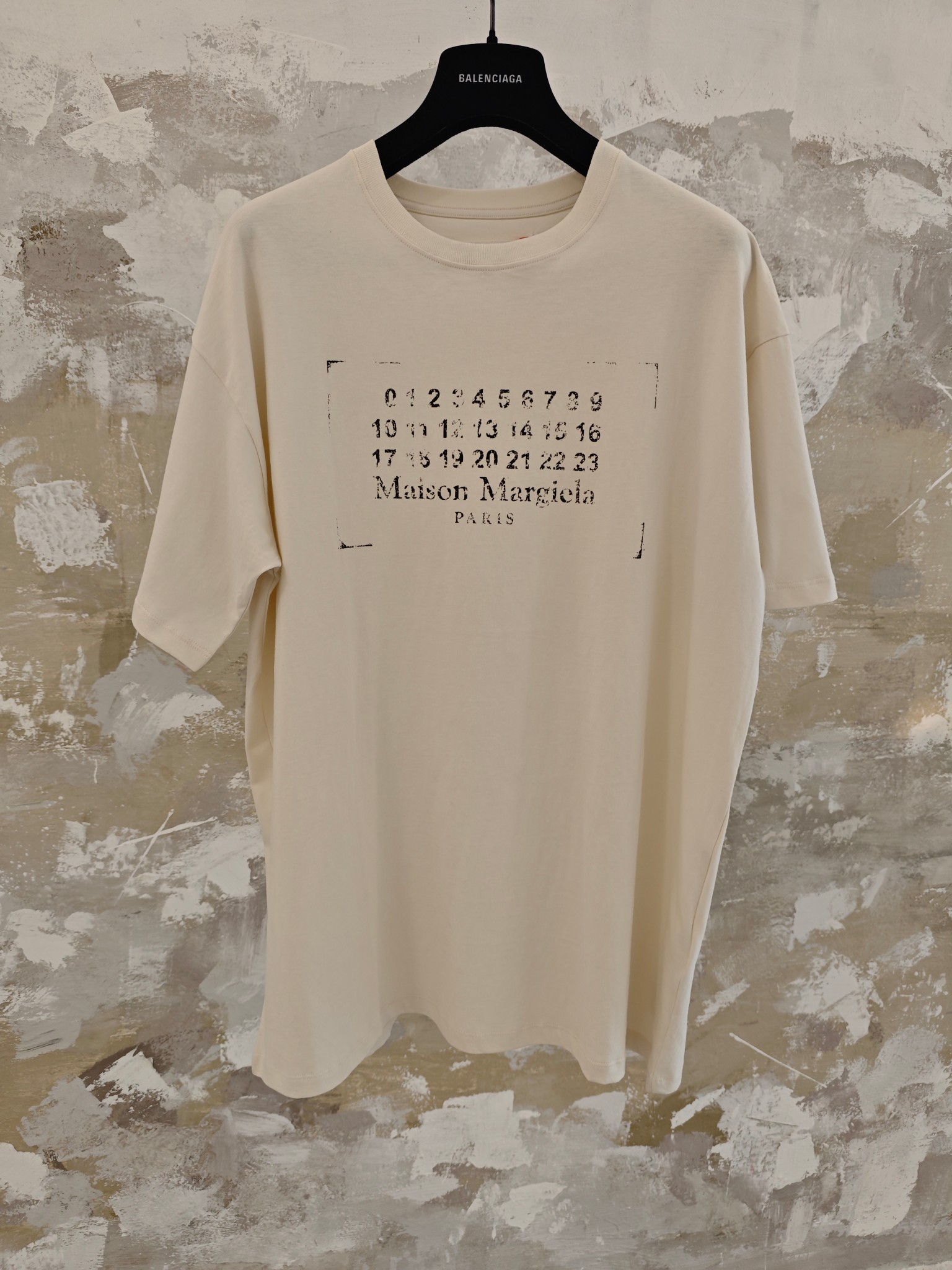마르지엘라 로고 프린트 코튼 반팔 티셔츠 1038 Maison Margiela T Shirt