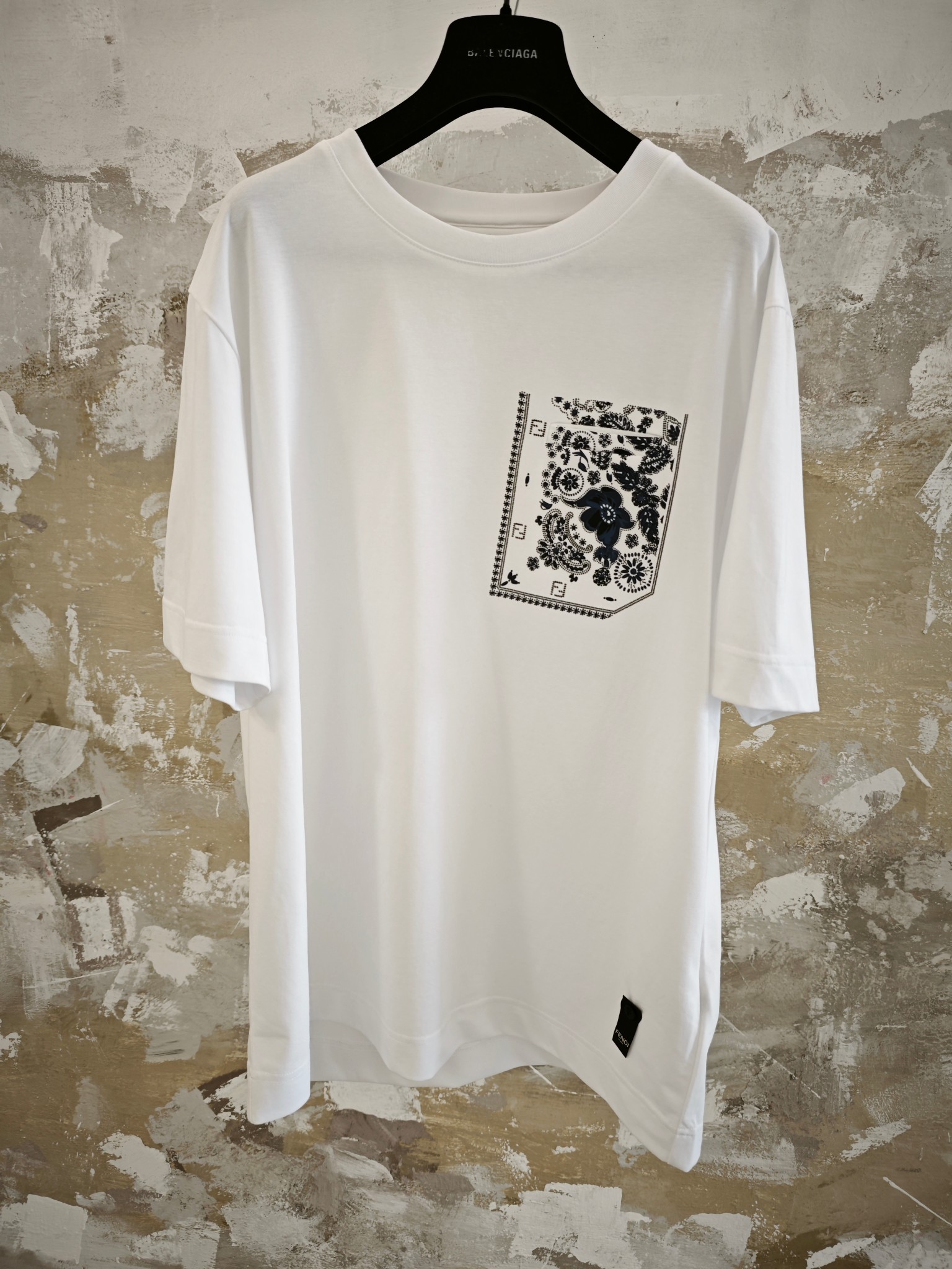 펜디 프린트 코튼 반팔 티셔츠 1048 Fendi T Shirt