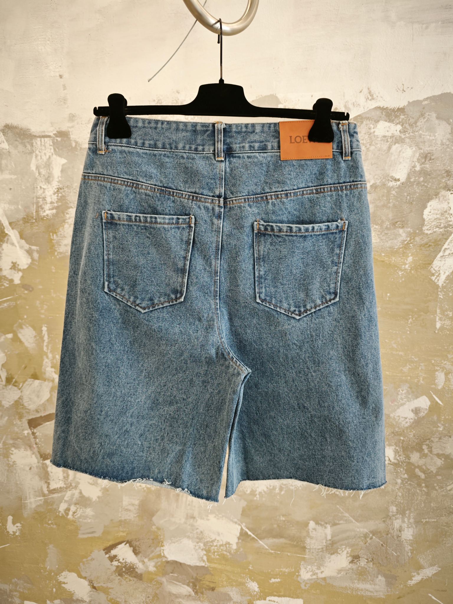 Loewe Anagram Denim Shorts - Custom Blue, Comfortable & Stylish 3 a1750073057170 0648