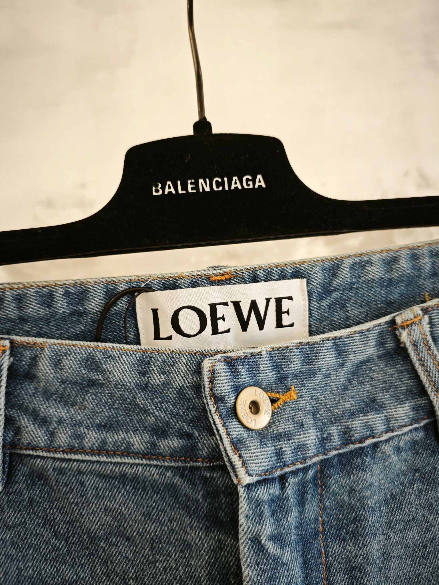 Loewe Anagram Denim Shorts - Custom Blue, Comfortable & Stylish 4 a1750073057171 4774