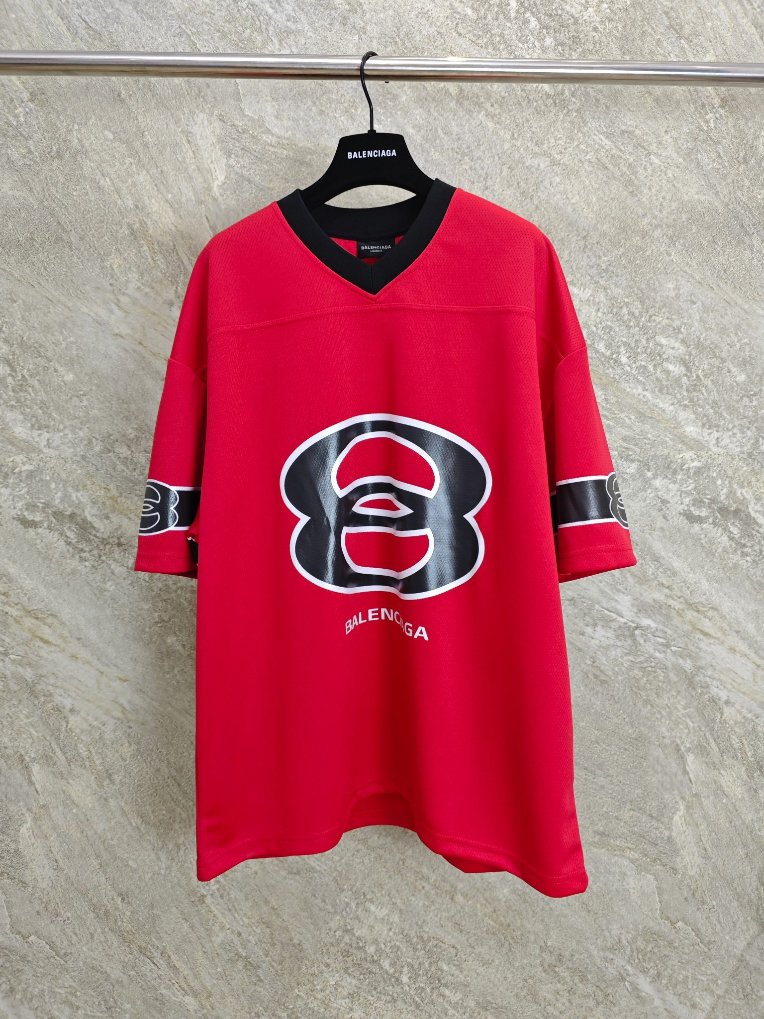 발렌시아가 프린트 코튼 반팔 티셔츠 1062 Balenciaga T Shirt