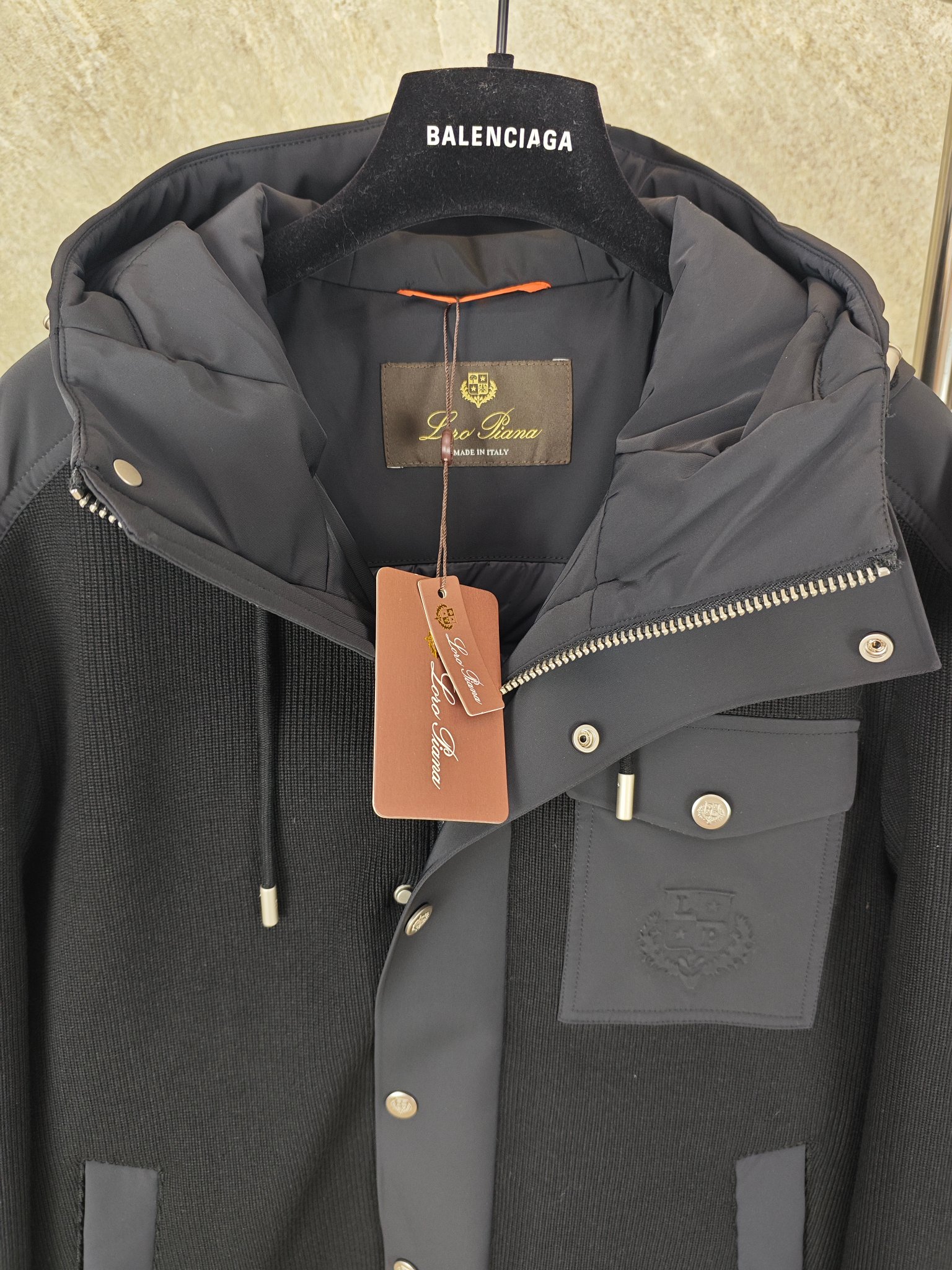 로로피아나 25 FW 울 혼방 남성 패딩 재킷 25FW 상세 이미지 3