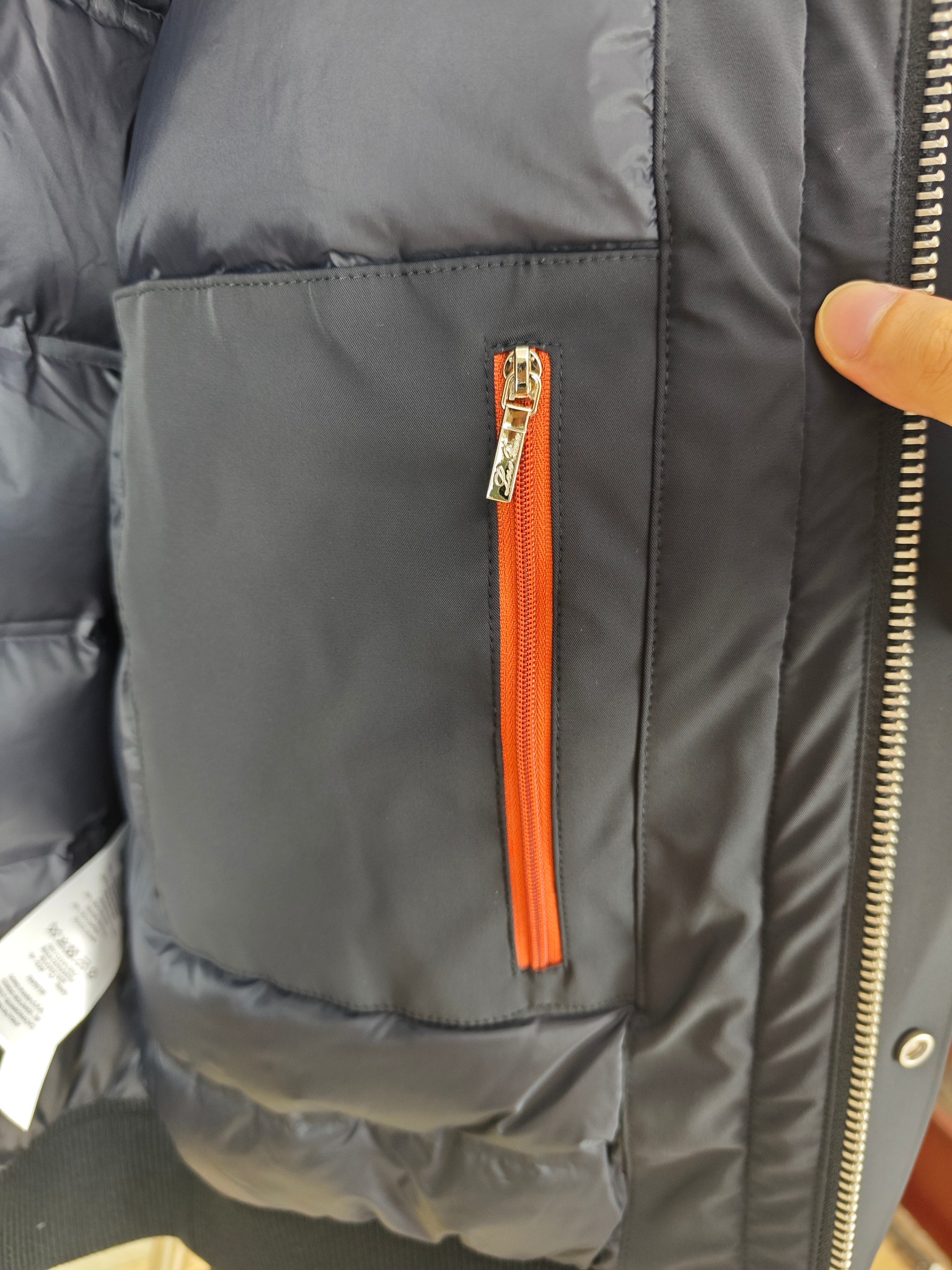 로로피아나 25 FW 울 혼방 남성 패딩 재킷 25FW 상세 이미지 9