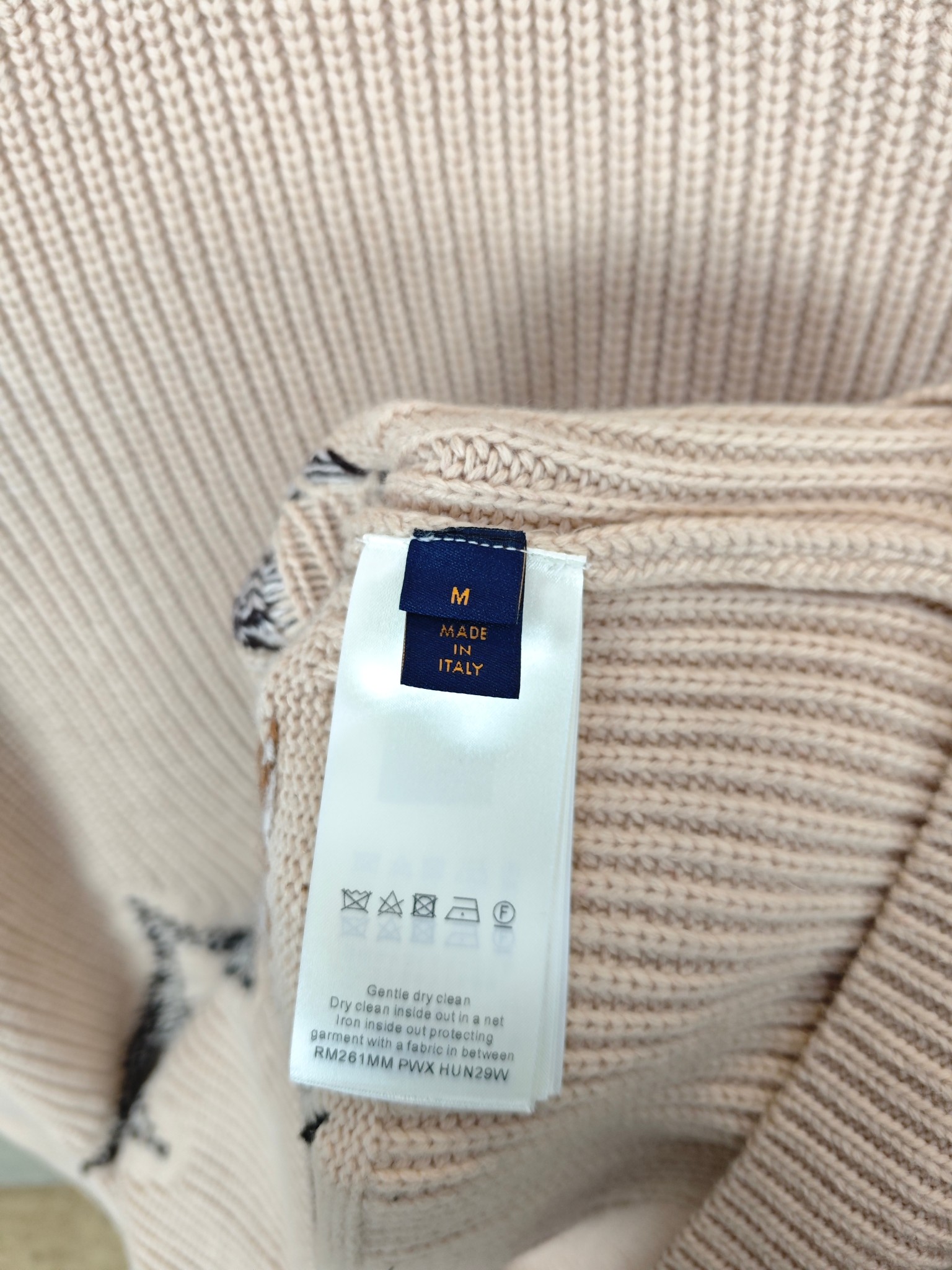 루이비통 울 자카드 니트 상세 이미지 8