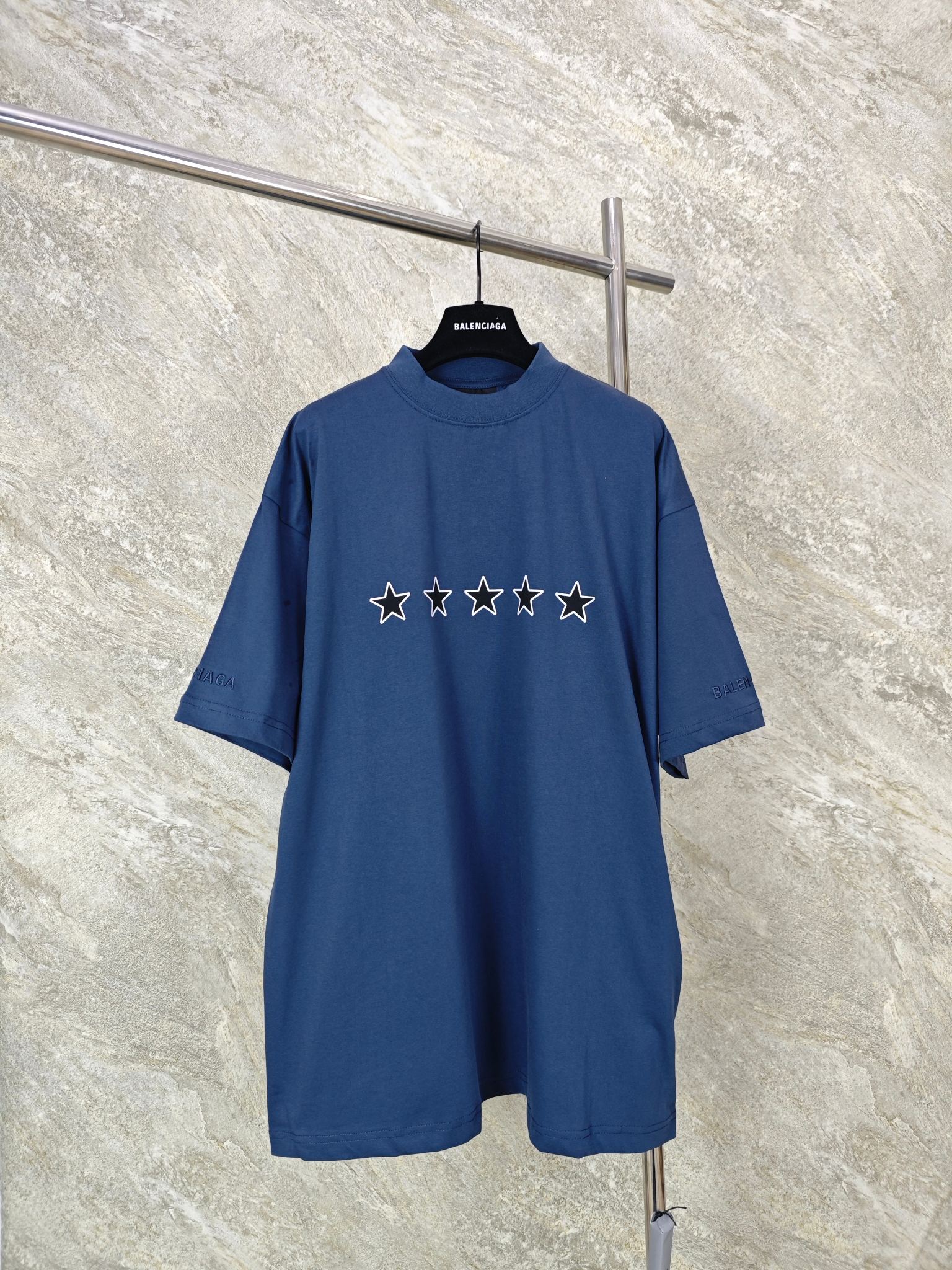발렌시아가 명품 로고 자수 프린트 워싱 남성 셔츠 레플리카 46984 Balenciaga T Shirt