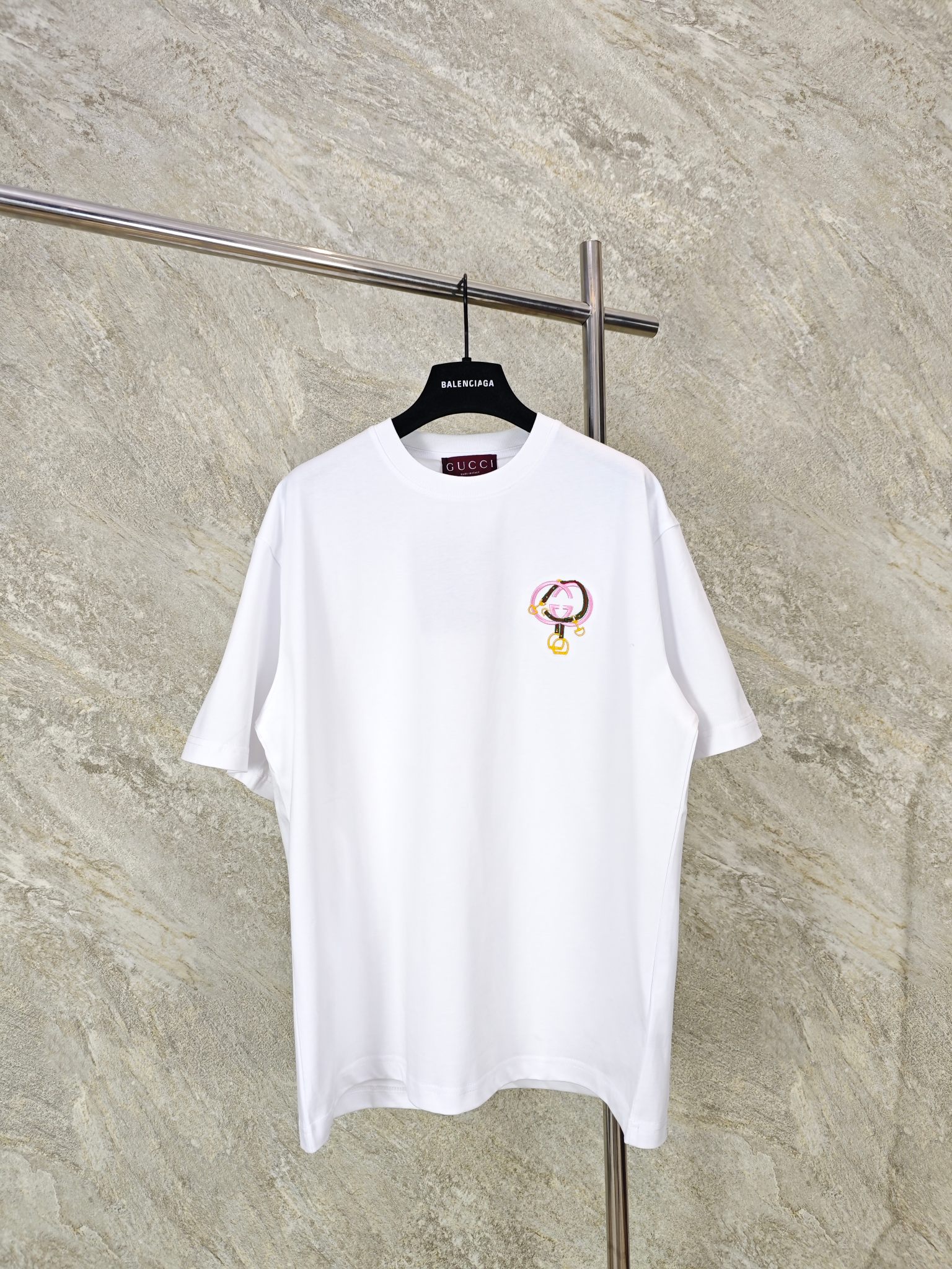 구찌 자수 프린트 코튼 니트 890 Gucci T Shirt