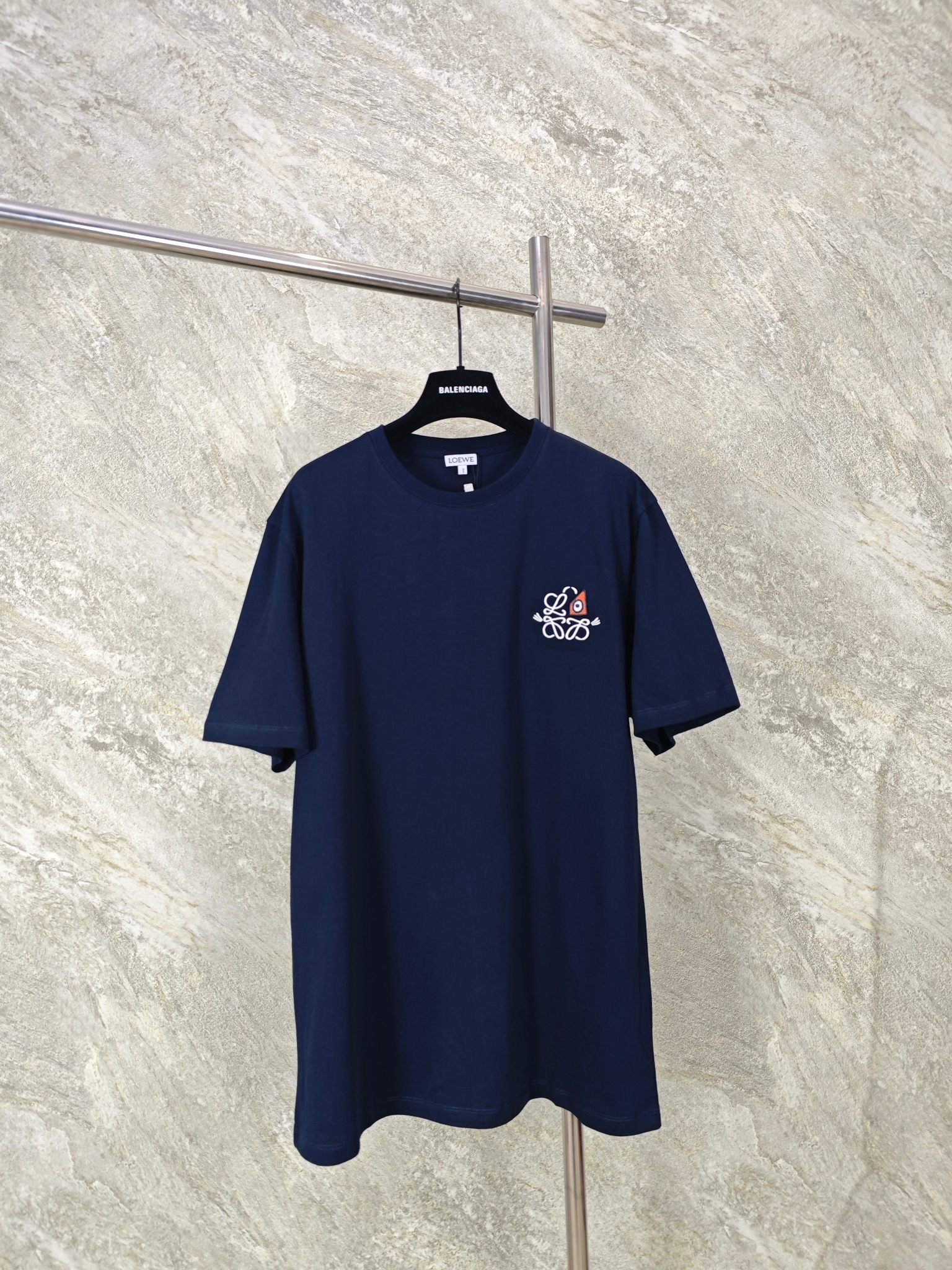 로에베 2026SS 애너그램 로고 자수 반팔 티셔츠 893 Loewe T Shirt