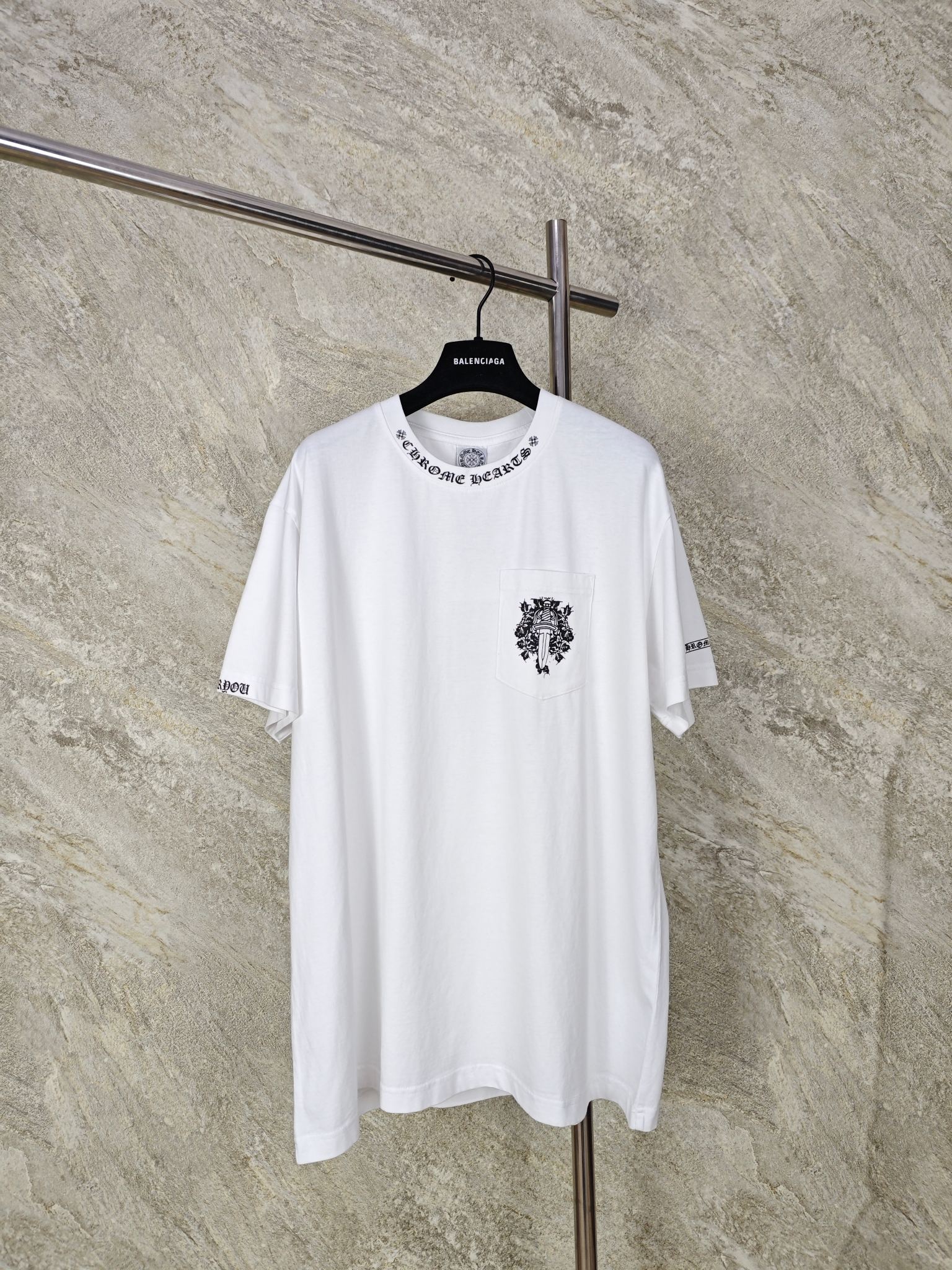 크롬하츠 프린트 코튼 반팔 티셔츠 1078 Chrome Hearts T Shirt