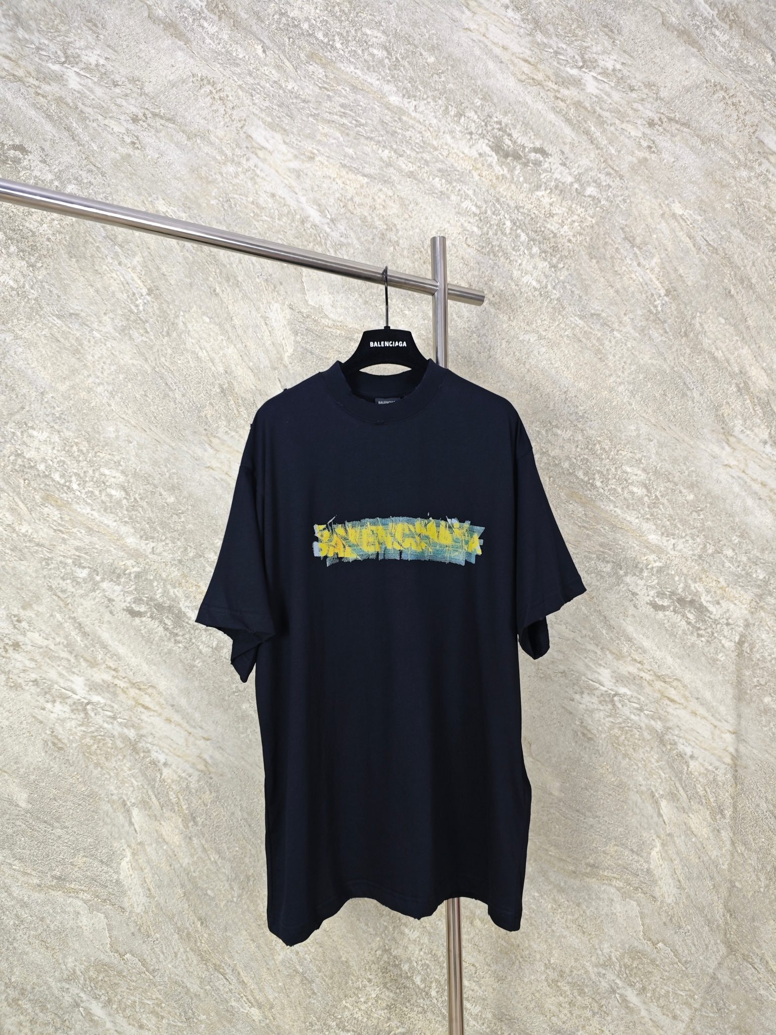NO:824350,Top quality BLCG 26ss tape printed short sleeves SIZE 1 2 3 4, Balenciaga-clothing, balenciaga, T-shirt,19860909顶级品质 BLCG 26ss 胶带印花短袖 SIZE 1 2 3 4,巴黎世家-服装,balenciaga,T-shirt,,Women's clothing