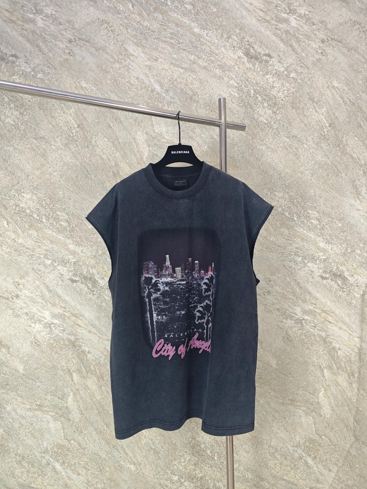 NO:824269,Top quality BLCG 25ss Los Angeles night scene vest SIZE XS S M L, Balenciaga-clothing, balenciaga,19860909顶级品质 BLCG 25ss 洛杉矶夜景背心 SIZE XS S M L,巴黎世家-服装,balenciaga,,Women's clothing