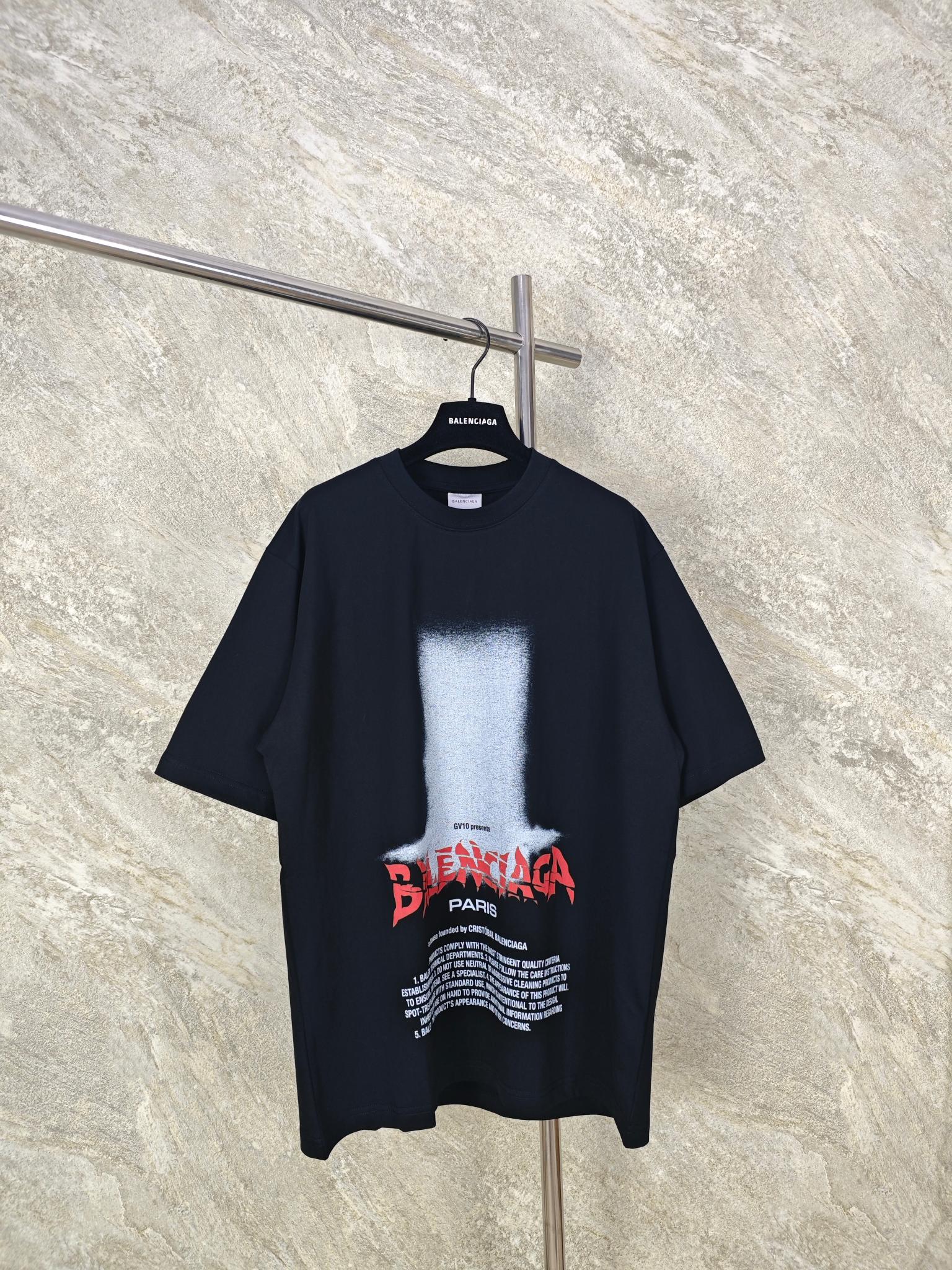 NO:824215,Top quality BLCG 26ss light and shadow printed short sleeve SIZE XS S M L, Balenciaga-clothing, balenciaga, T-shirt,19860909顶级品质 BLCG 26ss 光影印花短袖 SIZE XS S M L,巴黎世家-服装,balenciaga,T-shirt,,Women's clothing