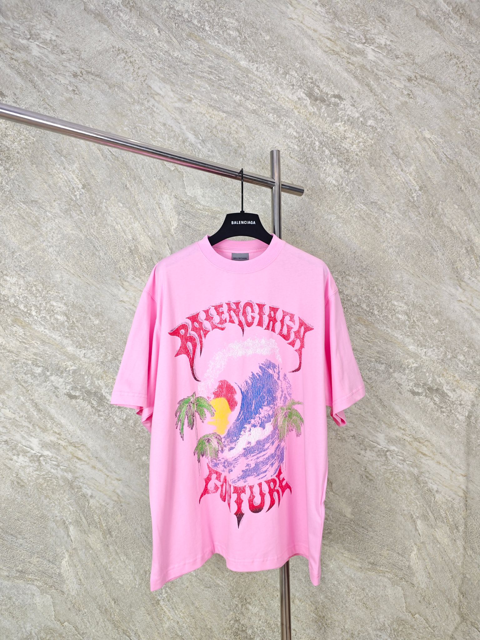 NO:824152,Top quality BLCG 26ss Hawaiian print short sleeve SIZE XS S M L, Balenciaga-clothing, balenciaga, T-shirt,19860909顶级品质 BLCG 26ss 夏威夷印花短袖 SIZE XS S M L,巴黎世家-服装,balenciaga,T-shirt,,Women's clothing
