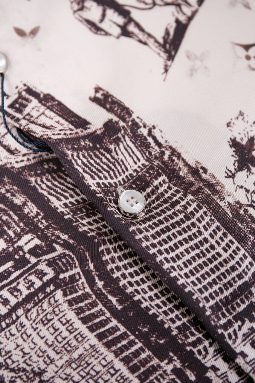 Louis Vuitton Monogram City Walk Printed Silk Long Sleeve Casual Shirt 6 windows1741090487026 3179057471760848868