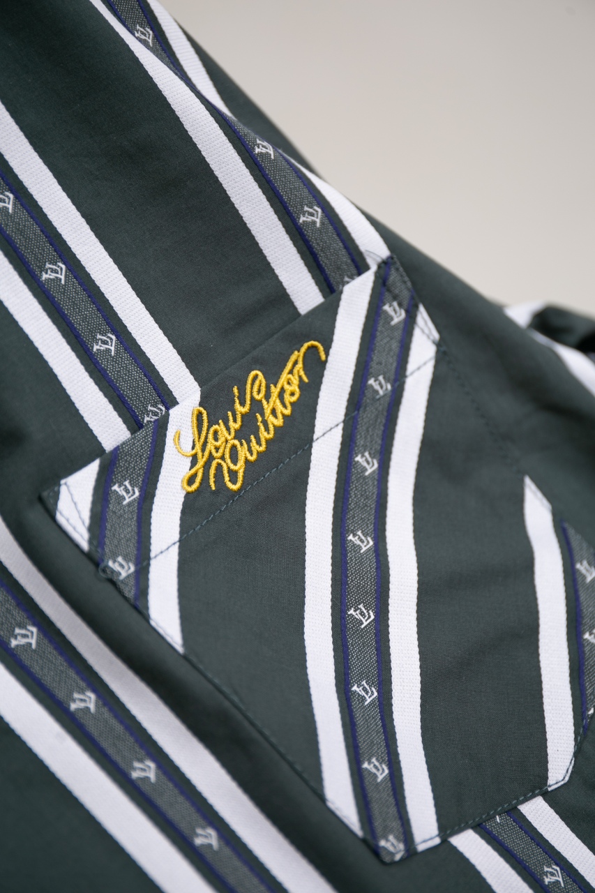Louis Vuitton Striped Tie Jacquard Shirt - Modern Fit, Club Tie Design 7 windows1743519650972 1547932112 290028745