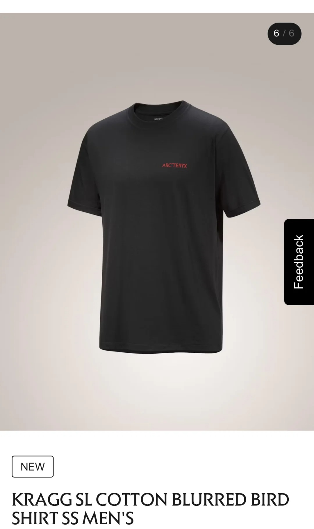 Arc'teryx Men's Black Crew Neck Short Sleeve T-Shirt, Breathable Cotton Blend 3 windows1745629382489 542657112857170039
