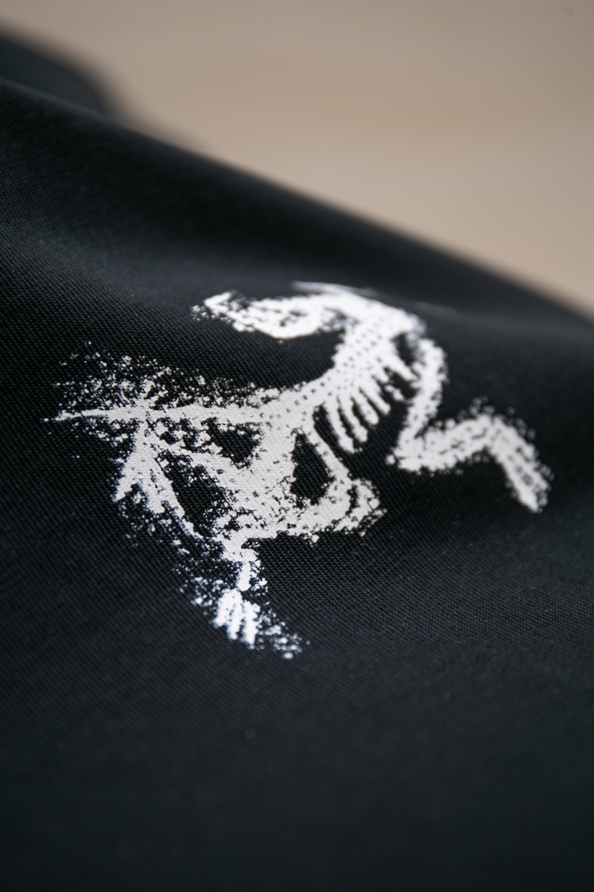Arc'teryx Black Cotton Blend T-Shirt with Bird Logo - Breathable & Comfortable 5 windows1745629526291 956916274 1836404564