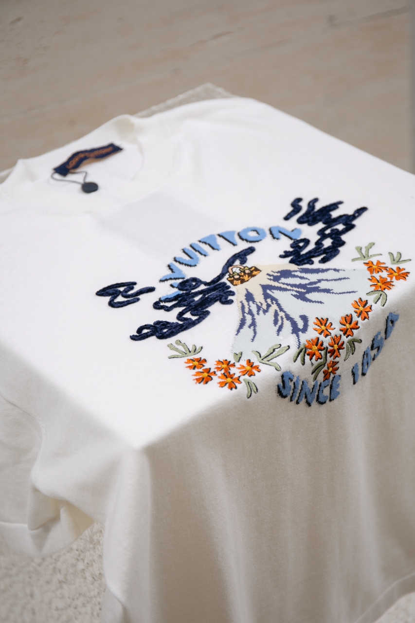 Louis Vuitton x Nigo Volcano Embroidered Knit Short Sleeve T-Shirt 3 windows1755292653867 1771656752 188344219