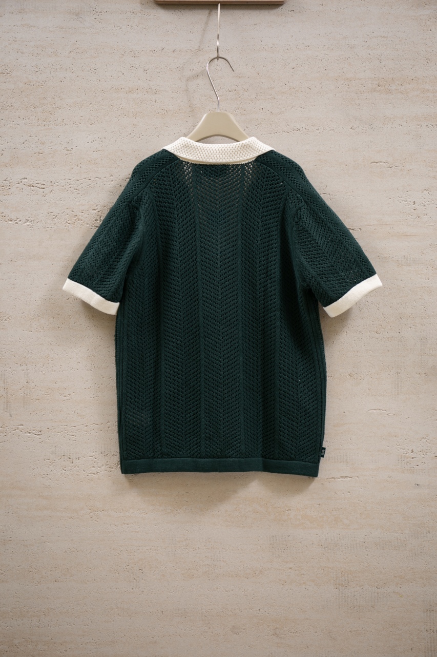 CLOT x Adidas Knitted Polo Shirt - Short Sleeve, Hollow-Out Design, Retro Style 3 windows1755712649273 3298539271028685472