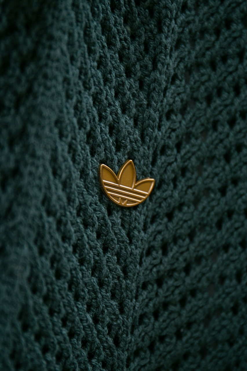 CLOT x Adidas Knitted Polo Shirt - Short Sleeve, Hollow-Out Design, Retro Style 4 windows1755712649294 749009964 1295621701