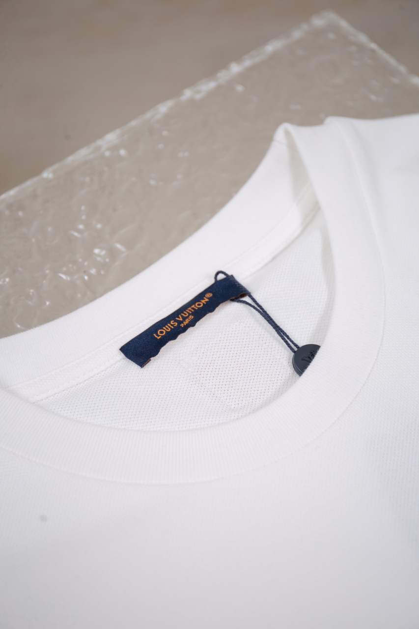 Louis Vuitton x Nigo Hand-Stitched Blossom Tee - Crew Neck Cotton T-Shirt 4 windows1755712828099 918448731419029133
