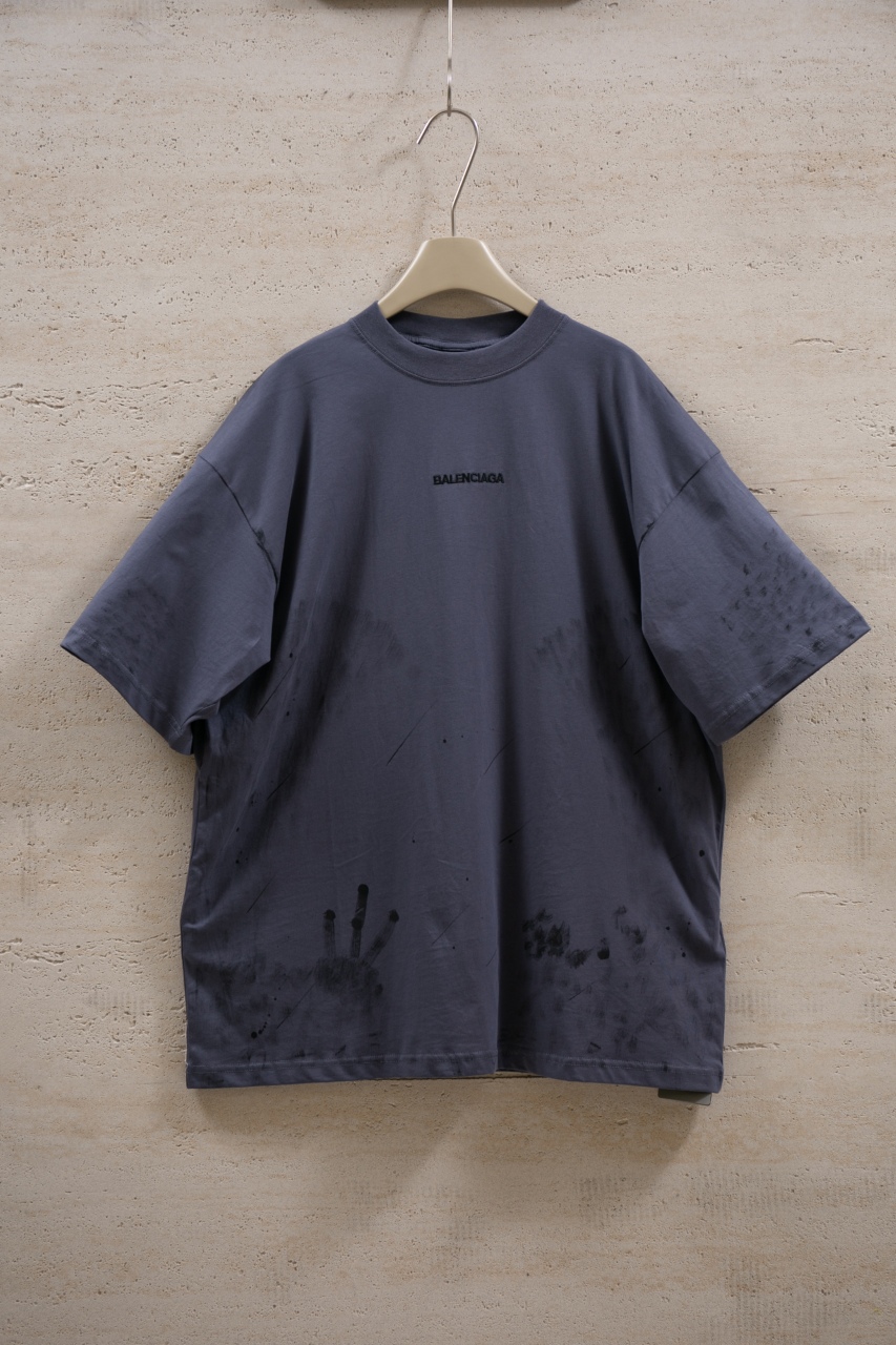 Balenciaga 25SS Embroidered Painted Short Sleeve Tee - Premium Comfort 2 windows1756826076323 1963276763 1191055930