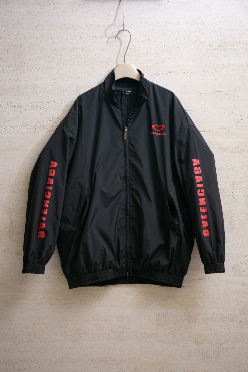 Balenciaga 25SS Limited Edition Windbreaker Jacket - Classic Logo & Heart