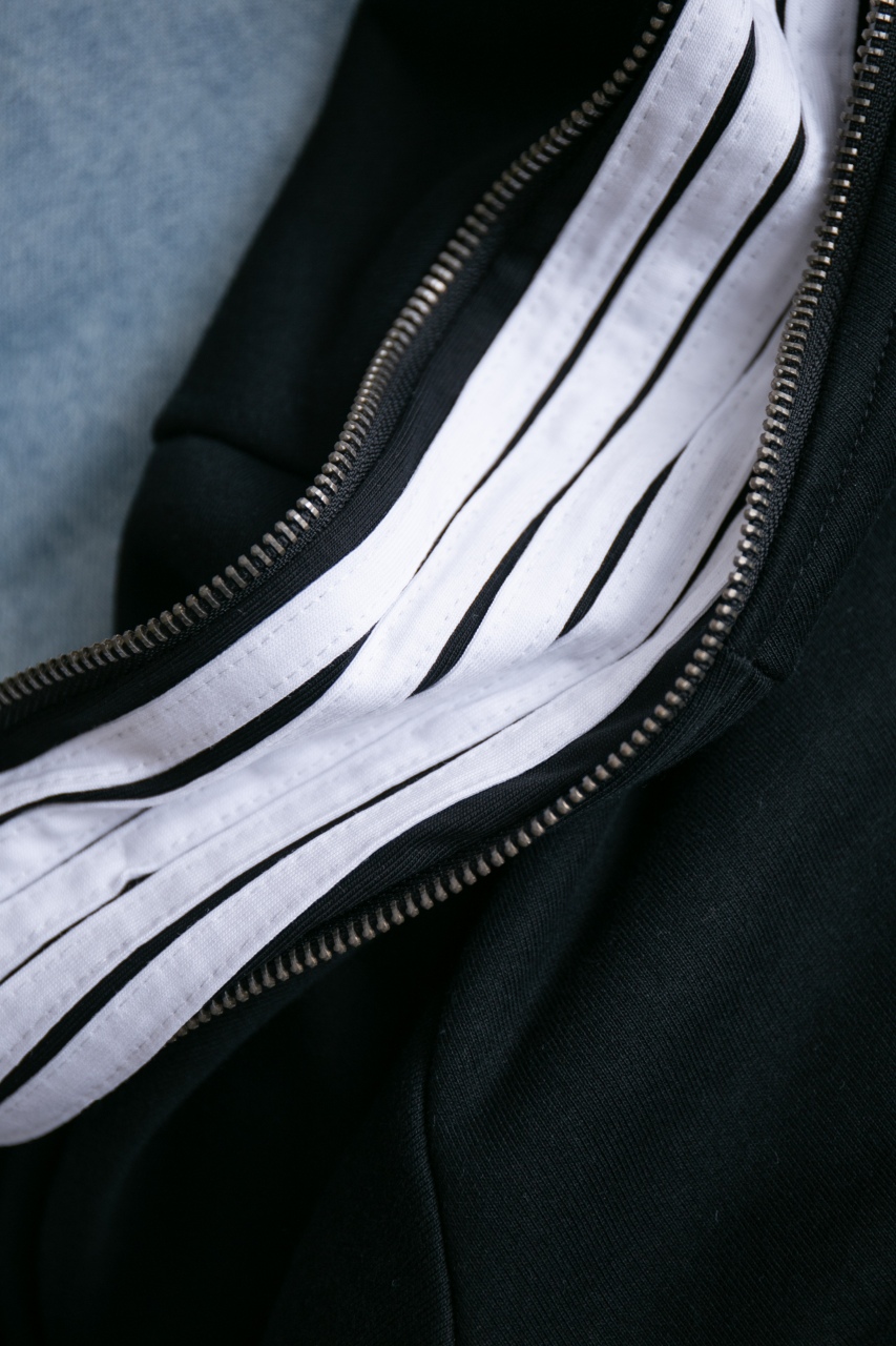 Balenciaga Black Zip-Up Hoodie with Shoulder Stripe Detail 8 windows1757688536150 753609151714731276