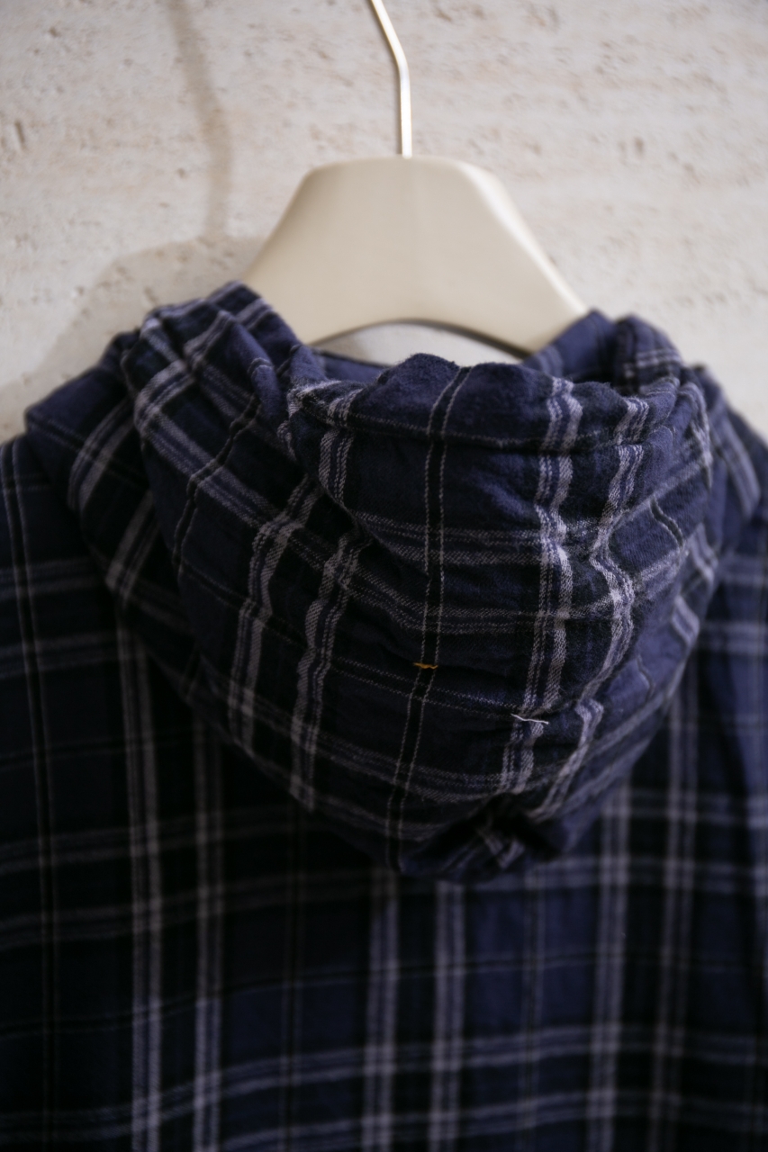 Balenciaga Plaid Zip-Up Hoodie - Dark Blue Checkered Cotton Blend Jacket 3 windows1757689457192 13299034782039473452