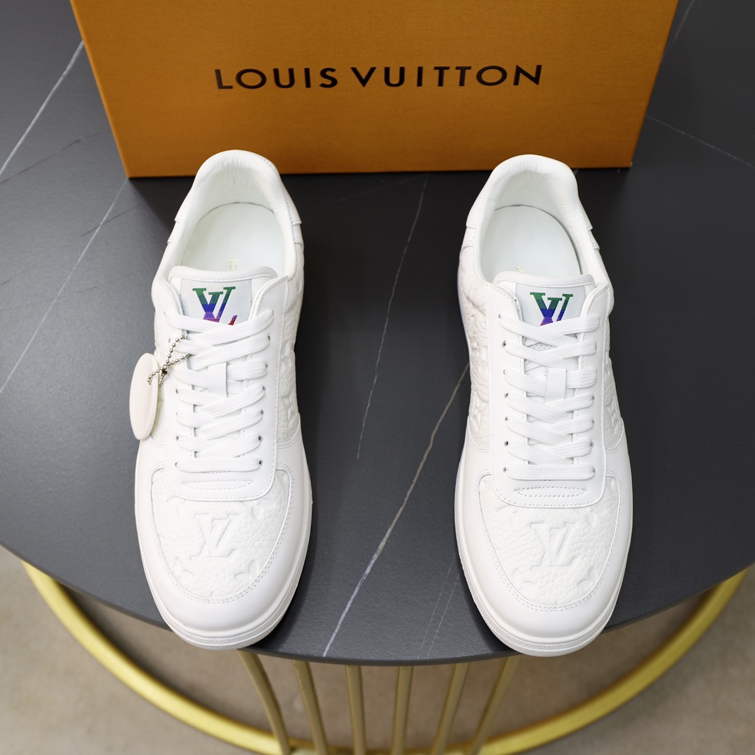 Louis Vuitton Schoenen Skateboardschoenen Koeienhuid Casual