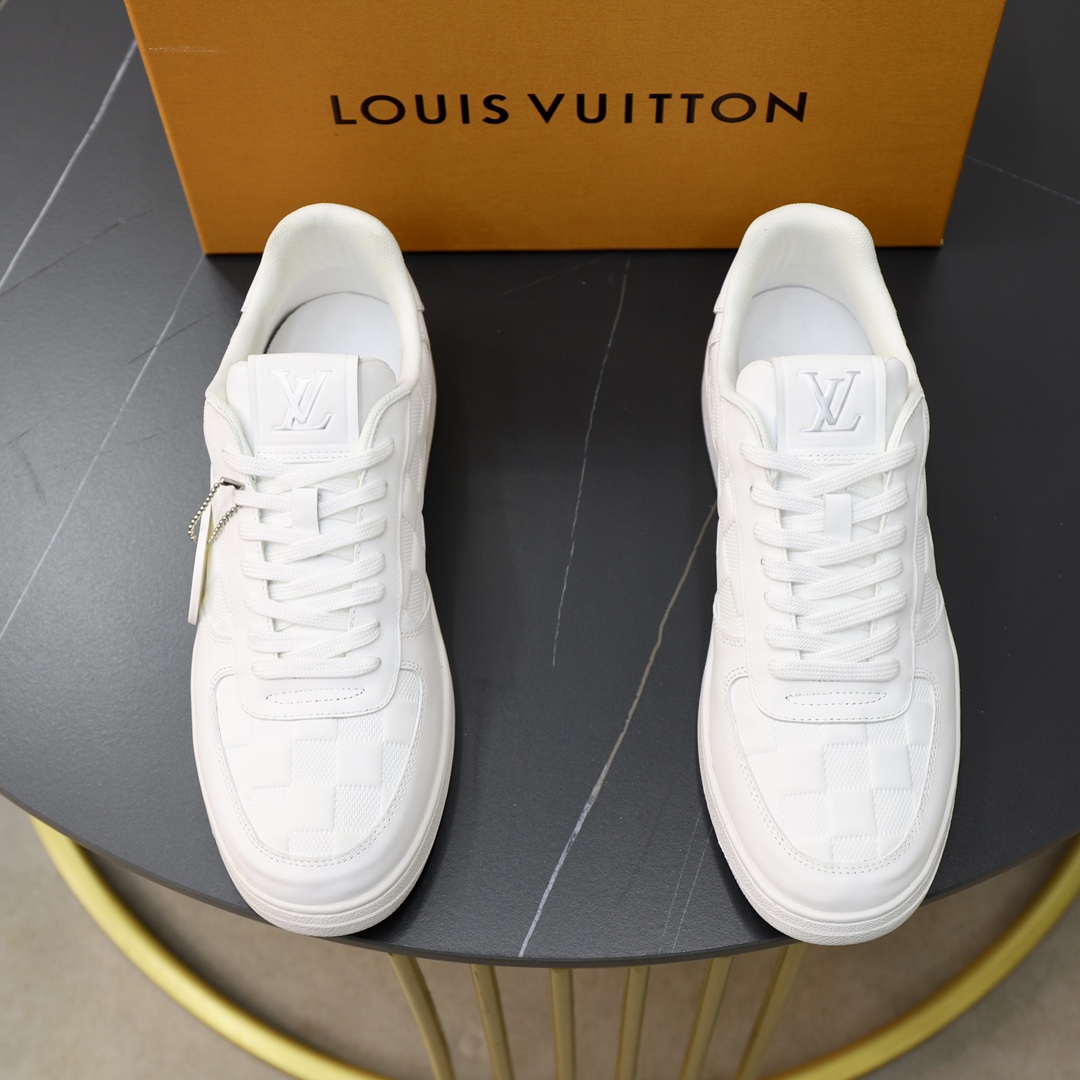 Louis Vuitton Schoenen Skateboardschoenen Koeienhuid Casual