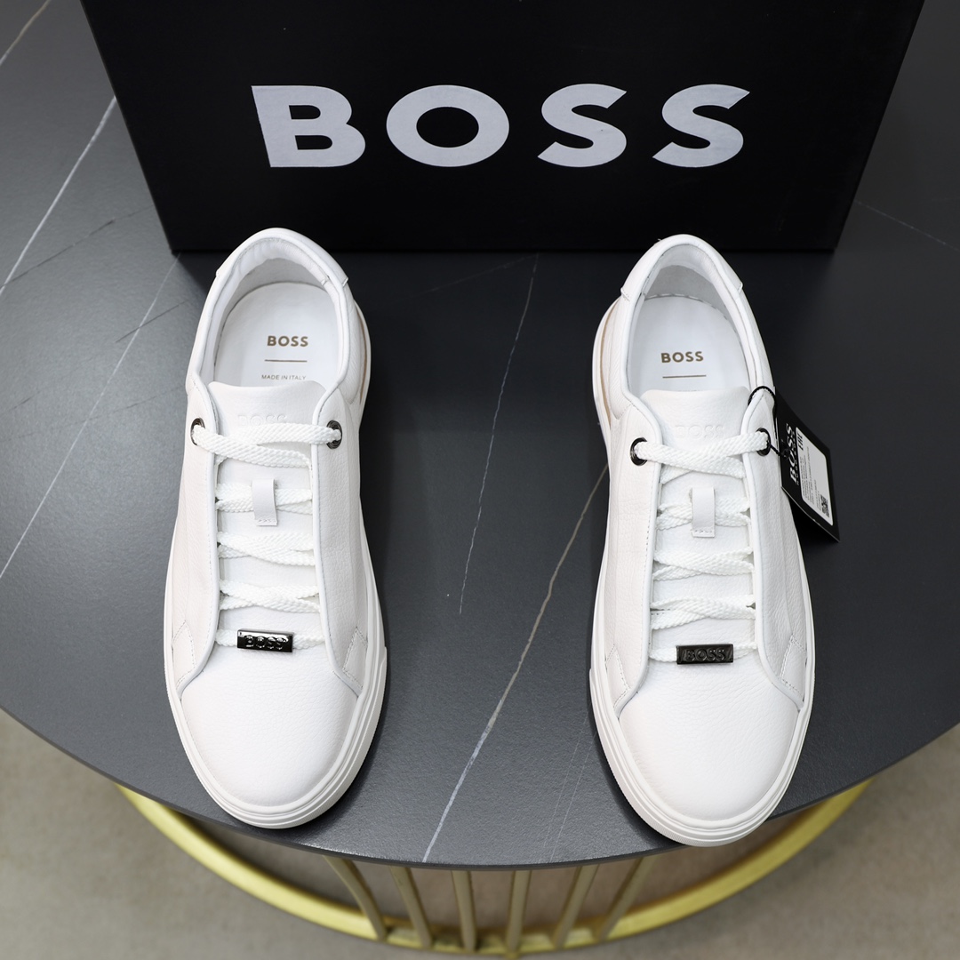 precio de fábrica: top original único BOSS último listado, superficie de cuero de vaca original impo