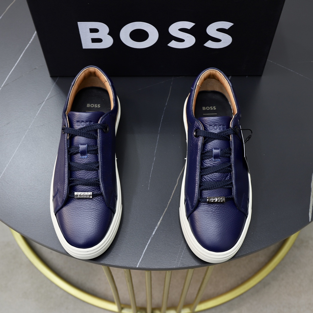 precio de fábrica: top original único BOSS último listado, superficie de cuero de vaca original impo