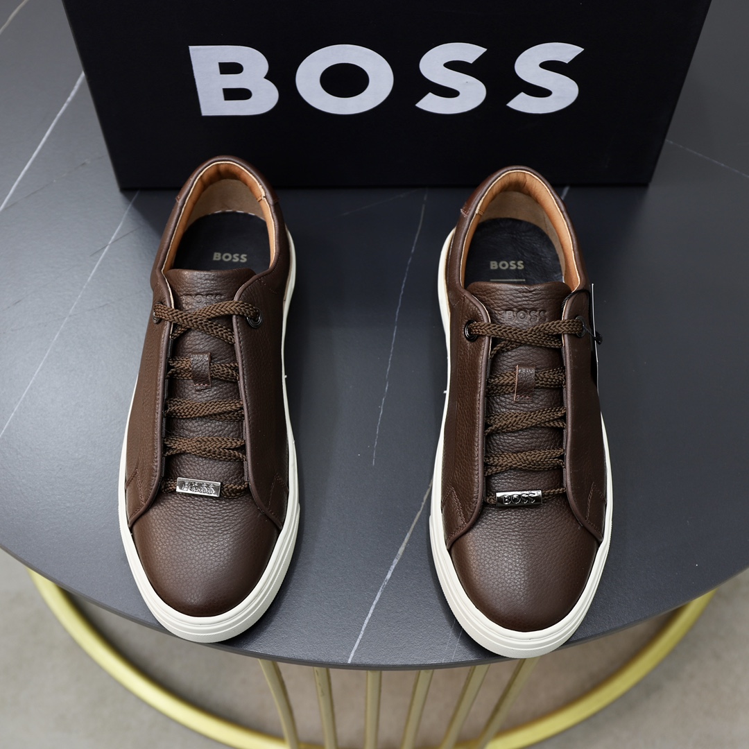 precio de fábrica: top original único BOSS último listado, superficie de cuero de vaca original impo