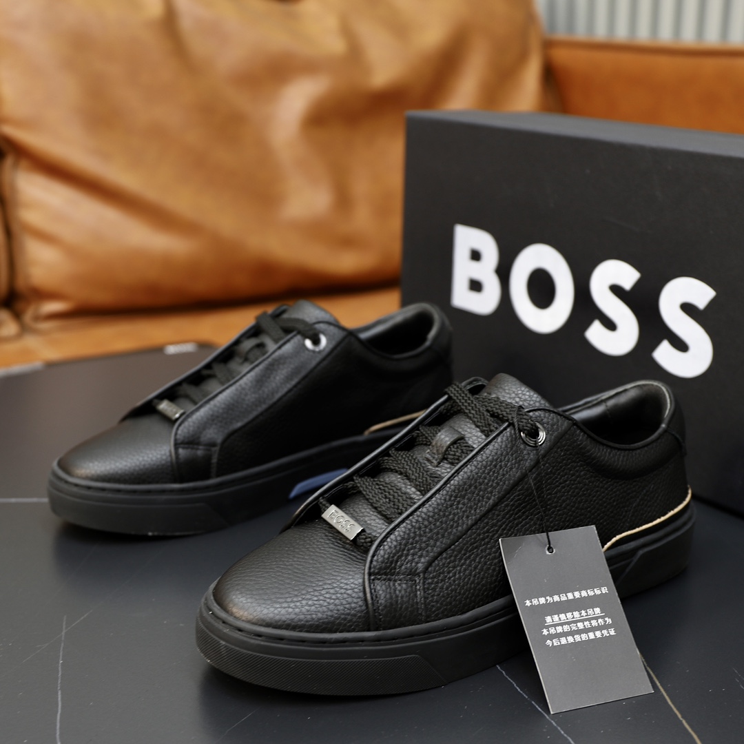 precio de fábrica: top original único BOSS último listado, superficie de cuero de vaca original impo