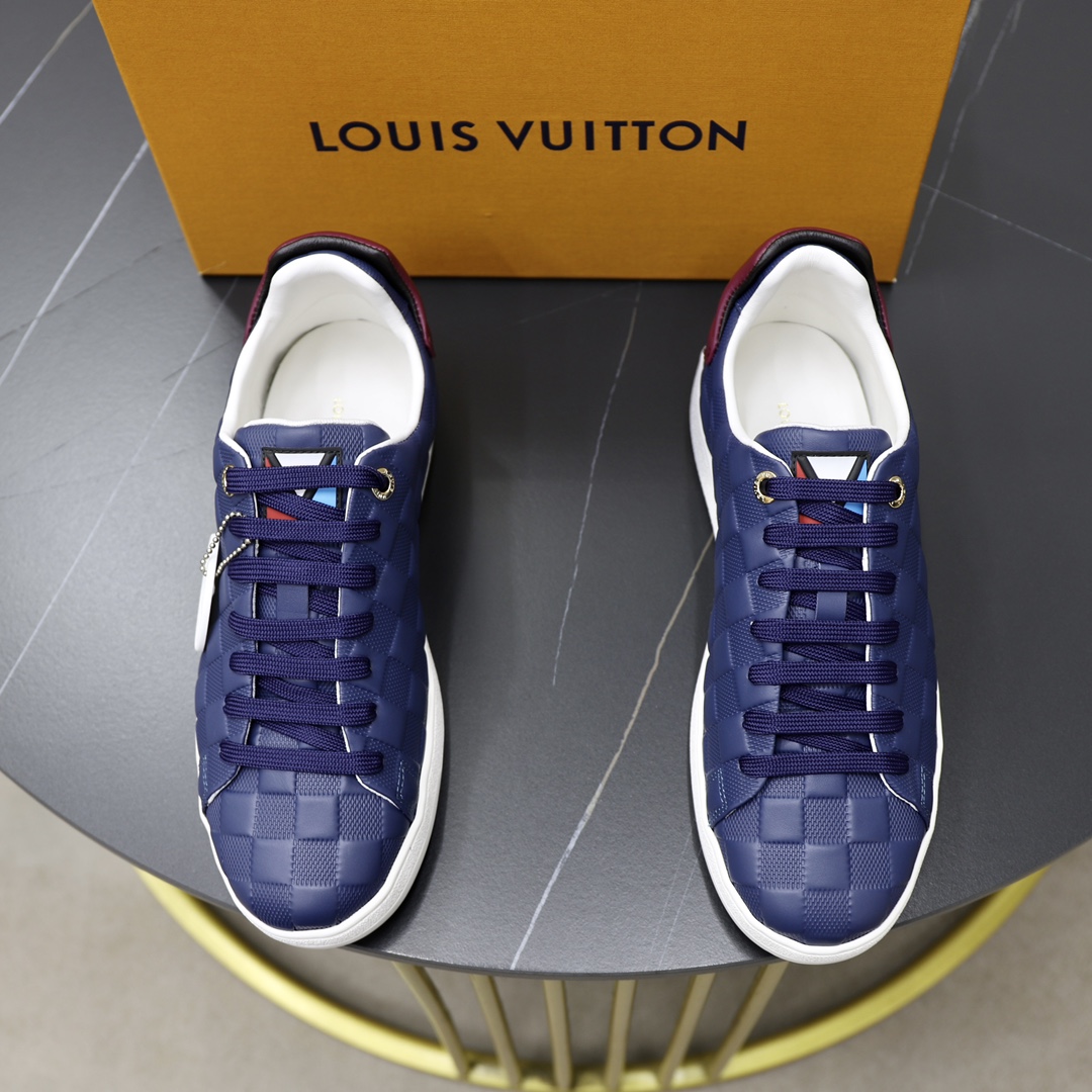 Louis Vuitton Schoenen Skateboardschoenen Koeienhuid Casual