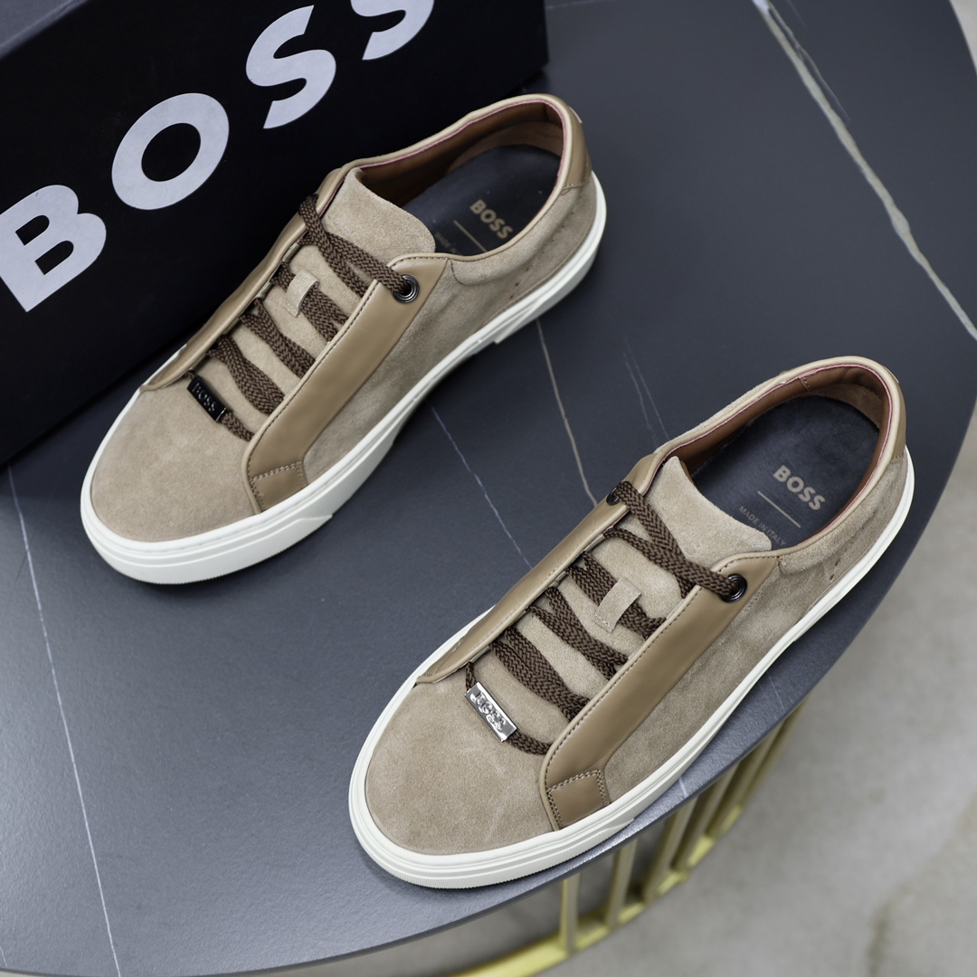 precio de fábrica: top original único BOSS último listado, superficie de cuero de vaca original impo